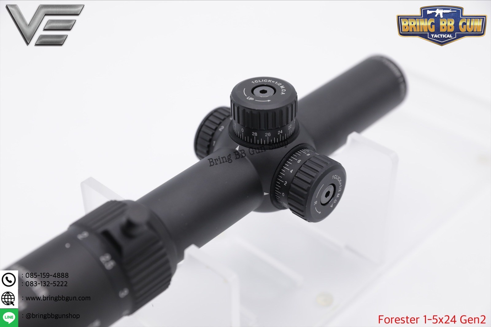 สโคปยิงไว ยี่ห้อ Vector Optics รุ่น Forester 1-5x24 Gen2 (Vector Optics Forester 1-5x24 Gen2)