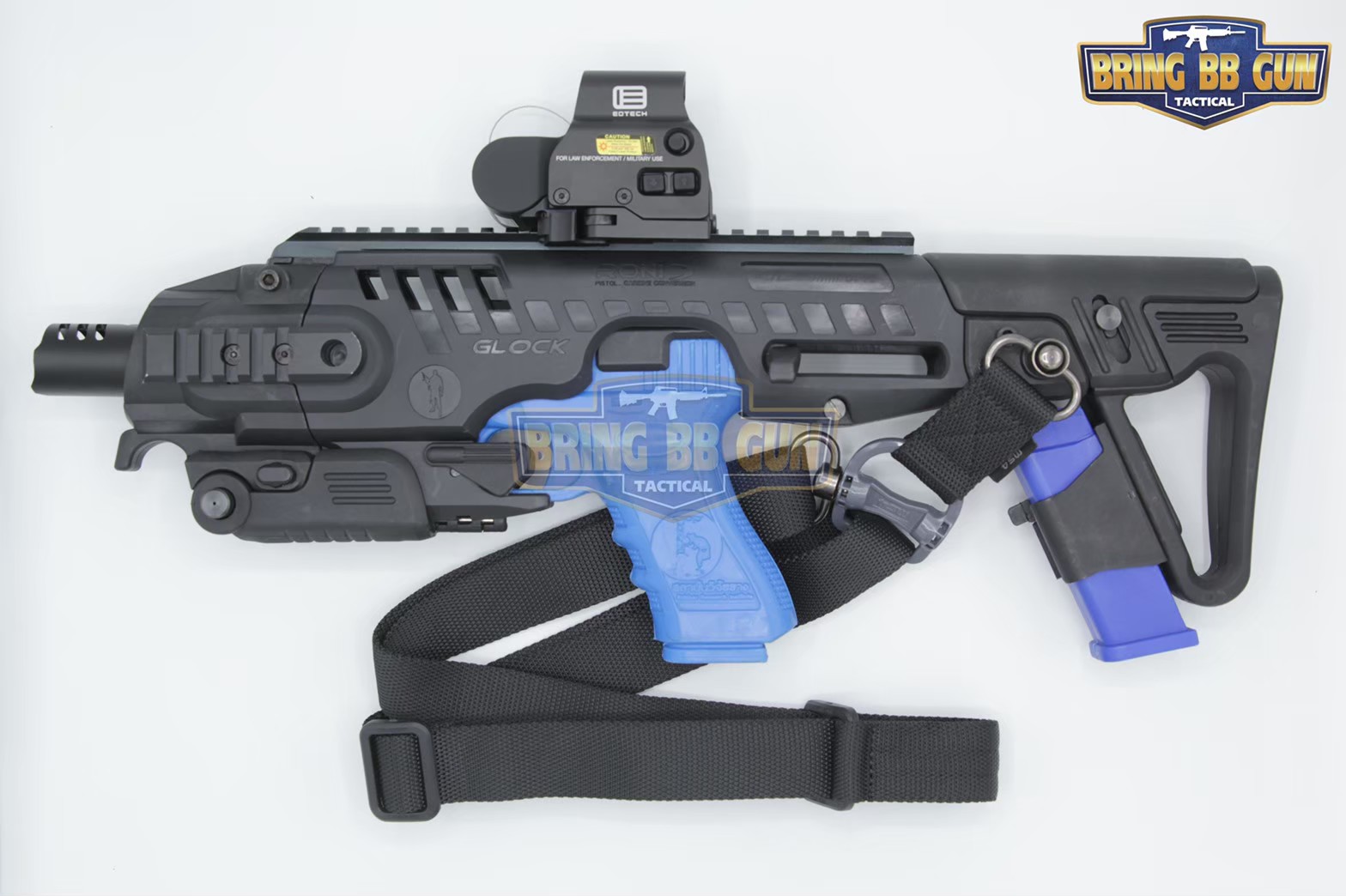 ชุดสุดคุ้ม Roni Gen 2 + เรทดอท + สายสะพายปืน ชุดประกอบปืนสั้น Roni Gen 2 (Glock) สำหรับปืนGlock17/18/19/22/23/25/26/31/32 (Toy Version)