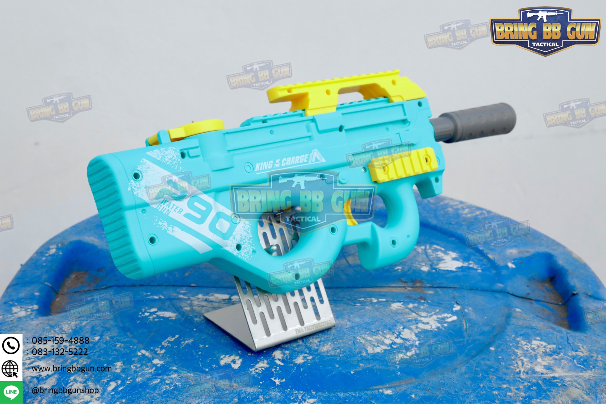 ปืนฉีดน้ำไฟฟ้า รุ่น P90 (ปืนฉีดน้ำของเล่น) (ปืนฉีดน้ำอัตโนมัติ) (ยิงได้ต่อเนื่อง)