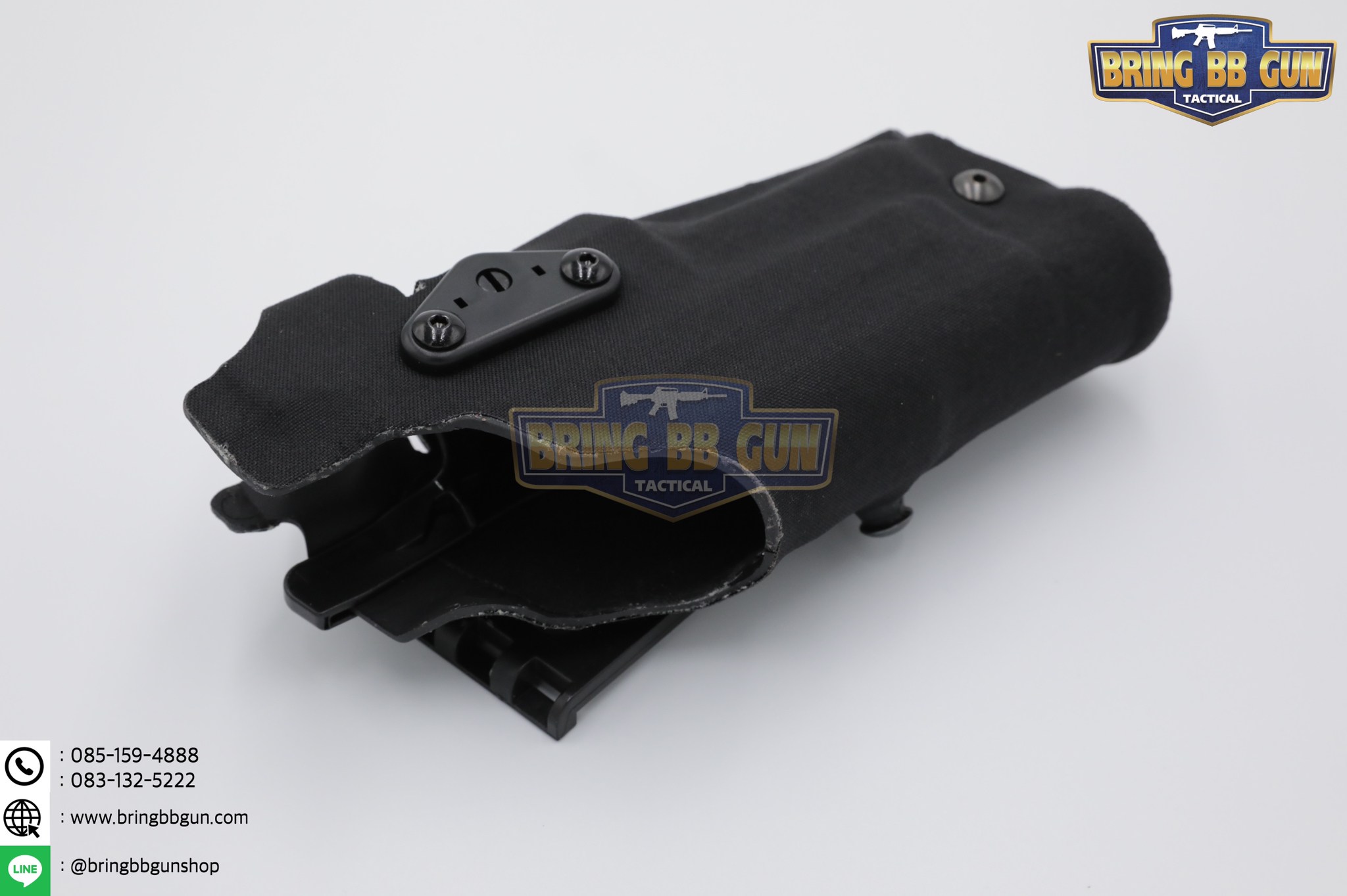 ซองปืนพกนอกปลดนิ้วโป้ง สำหรับGlock และ ไฟฉาย (Glock 17 + X300) ◼ มือขวา ◼