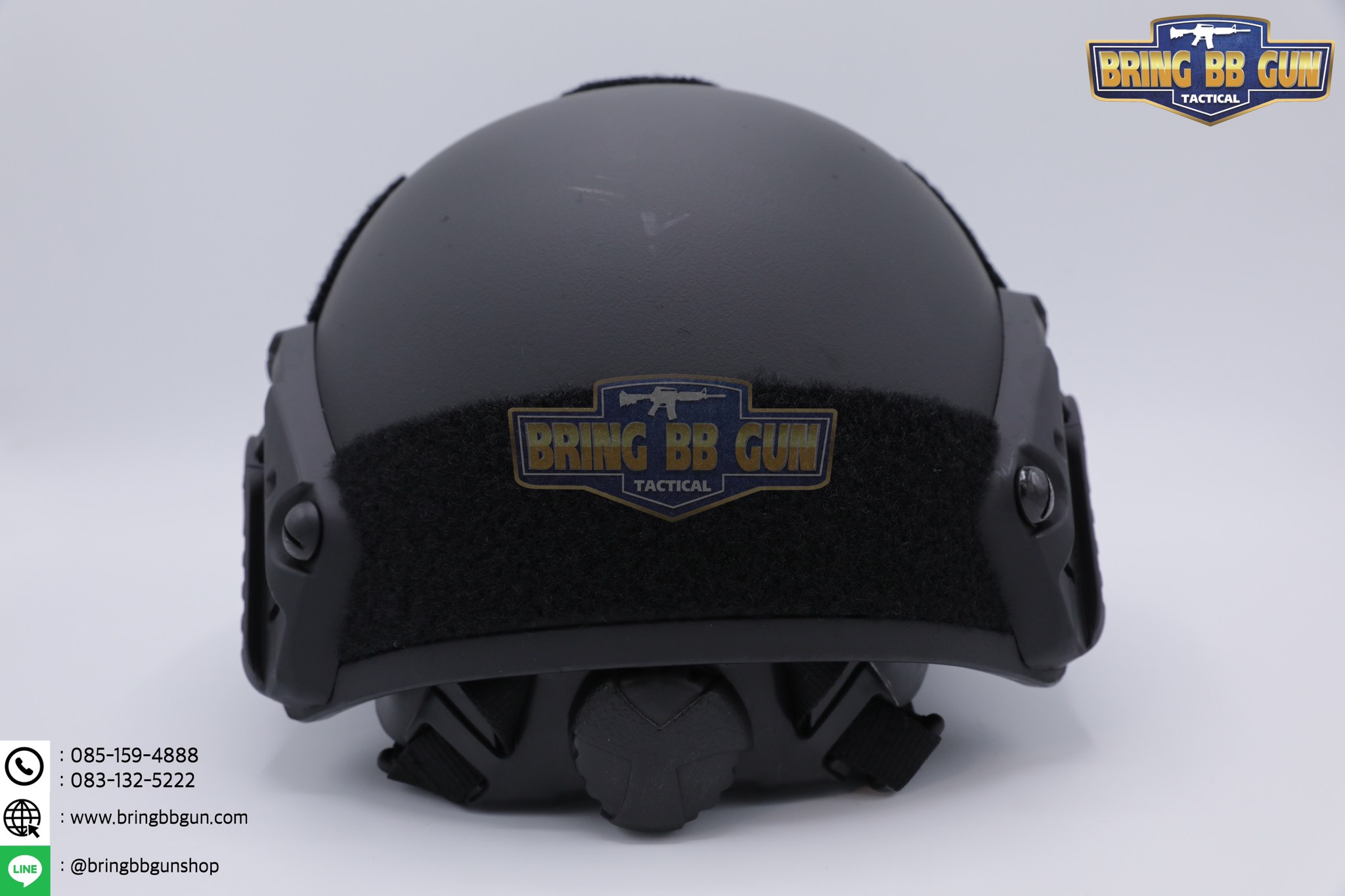 หมวก Fast ปรับท้ายทอยได้(หมวกฟาส) (Fast Helmet MH type) รุ่น Upgrade Version No holes ปรับรัดท้ายทอย