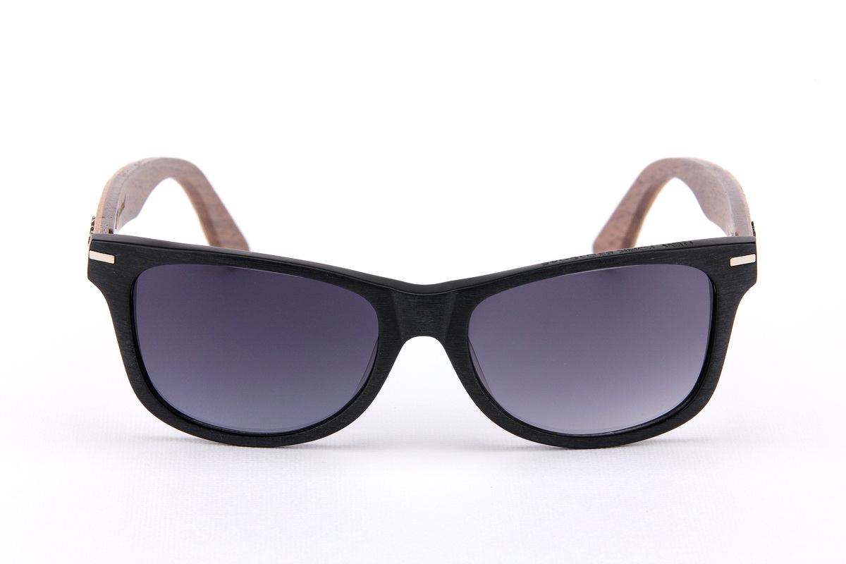 แว่นกันแดดขาไม้ Weekend Duet Collection New York Matte Black (Light)