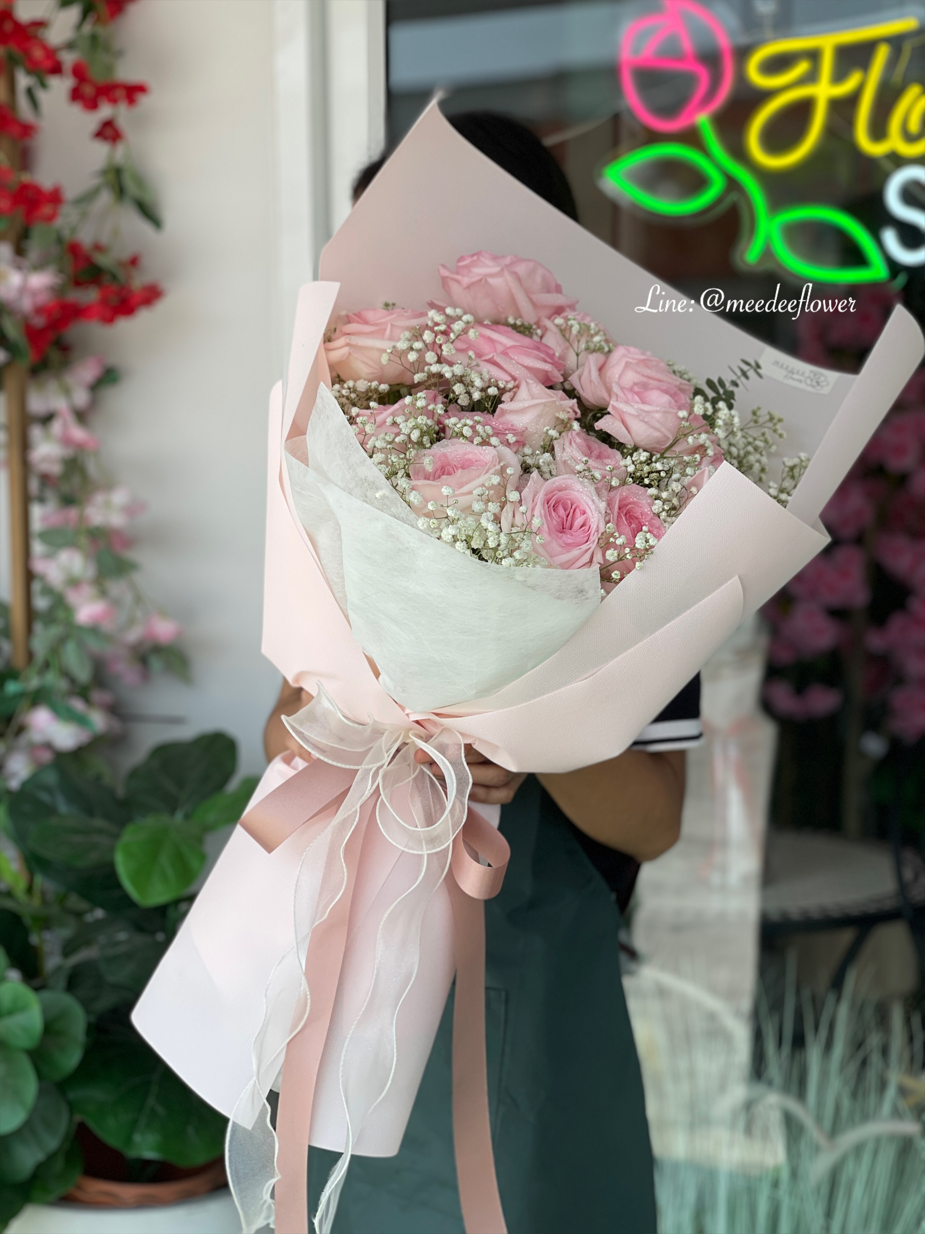 ช่อดอกไม้ ช่อดอกกุหลาบ