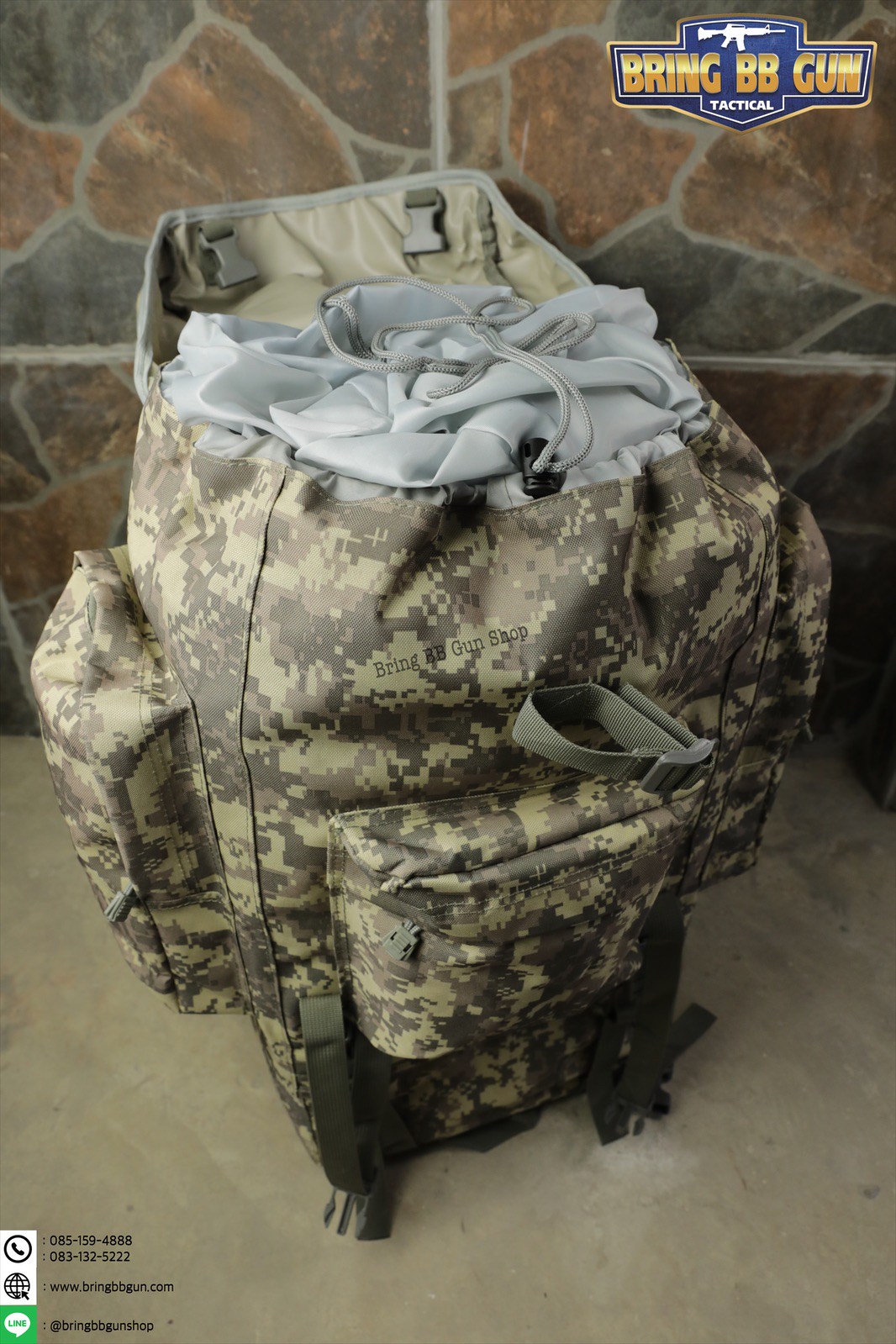 กระเป๋าเป้ รุ่นโครงเหล็ก