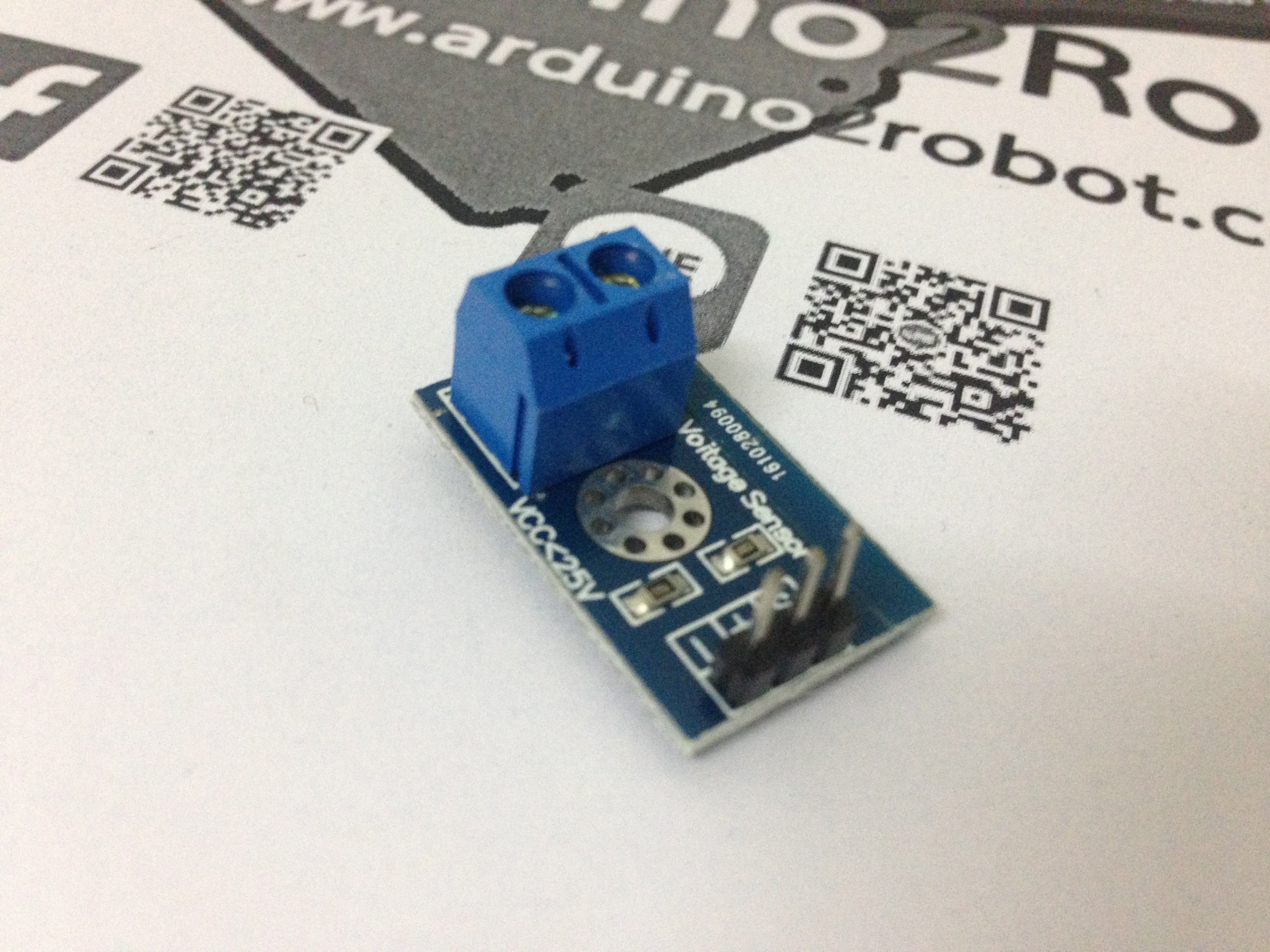 โมดูลวัดแรงดันไฟฟ้า, Volt Meter Sensor Module For Arduino