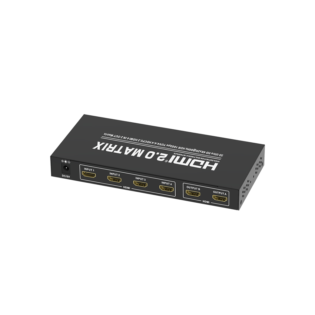 TECVAGON TVG-2042E 4x2 HDMI 2.0 Matrix with ARC and Audio Extraction