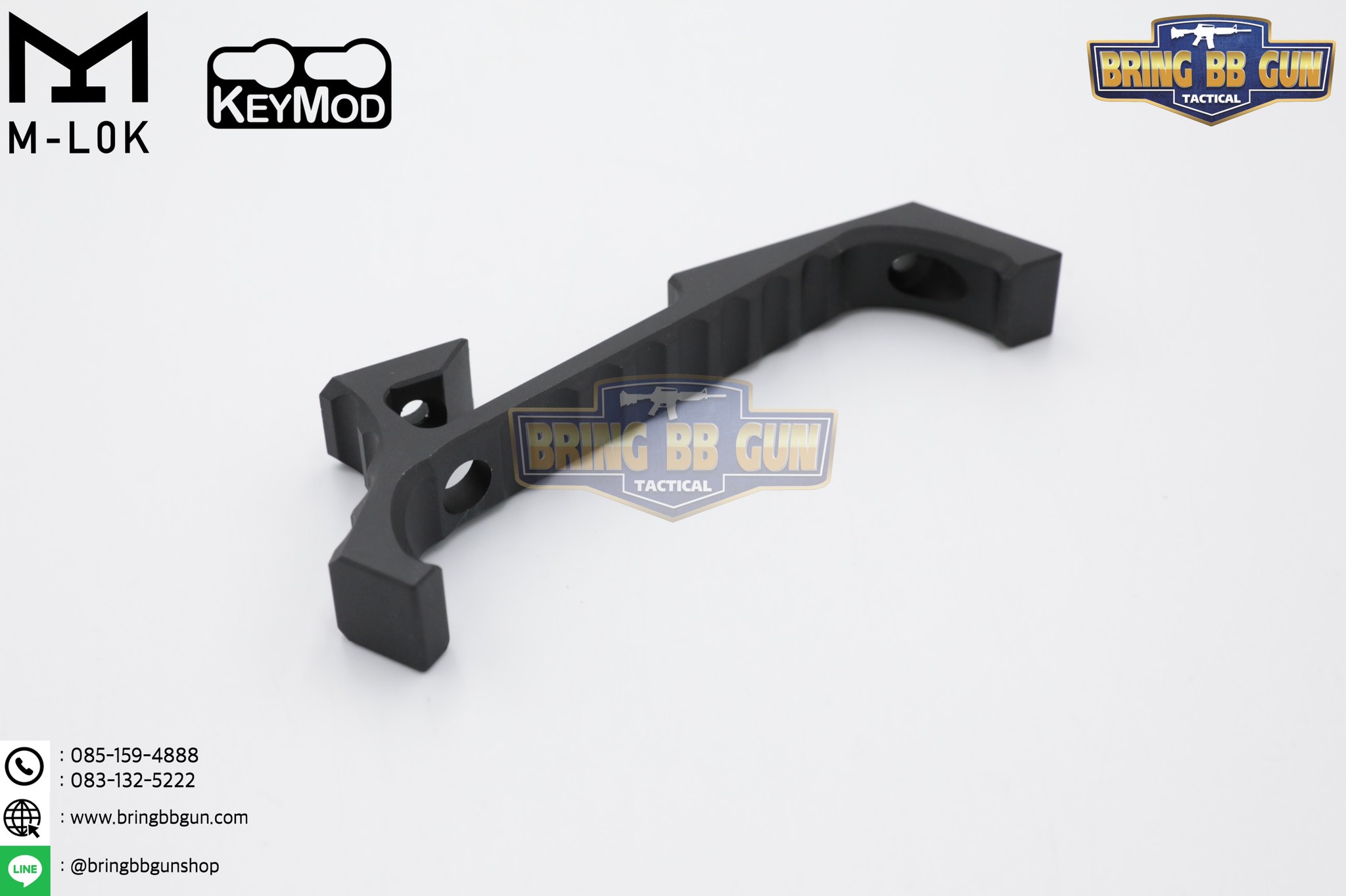 กริ๊ปมือหน้า VP23 (VP23 Tactical Angled Grip) (VP23 Tenaci Grip) (ใช้ได้กับชุดหน้าระบบราง M-Lok และ Keymod)