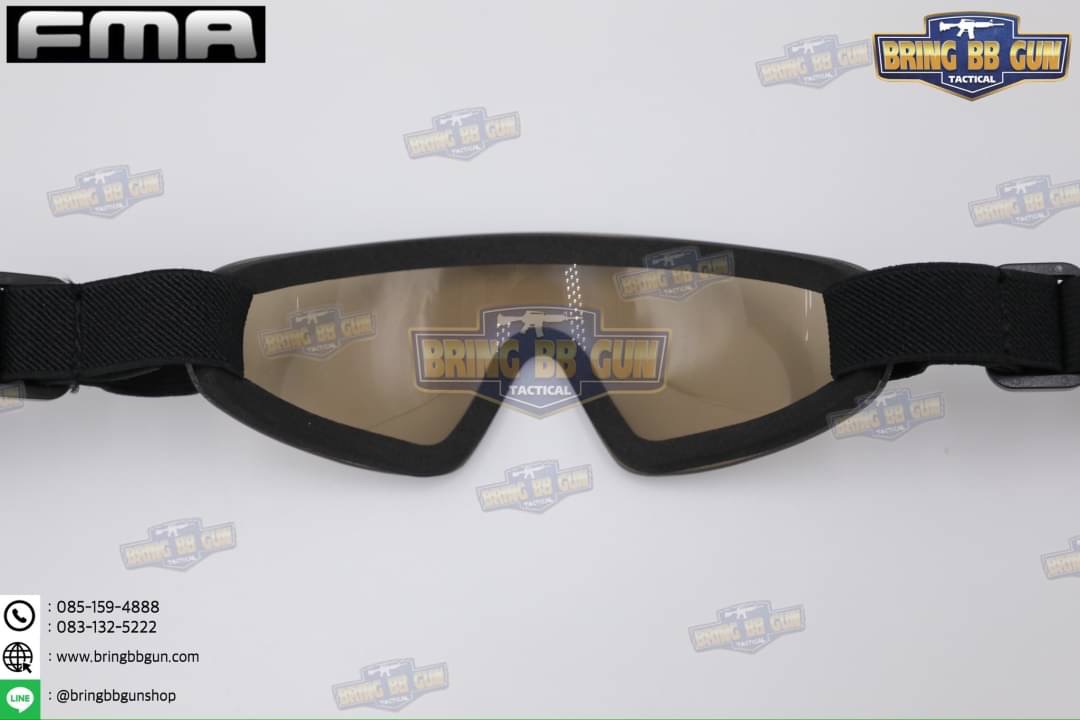 แว่นตากันลม แบบไร้กรอบ ยี่ห้อ FMA (FMA Extreme Low Profile Eyewear) (EXOSHIELD LOW PROFILE EYEWEAR FULL STRAP) (Revision)