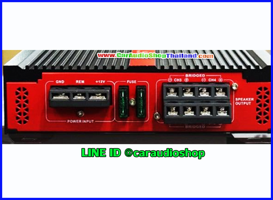 แอมป์ 4 CH ราคาประหยัด AUDIO QUART 560.4 GX