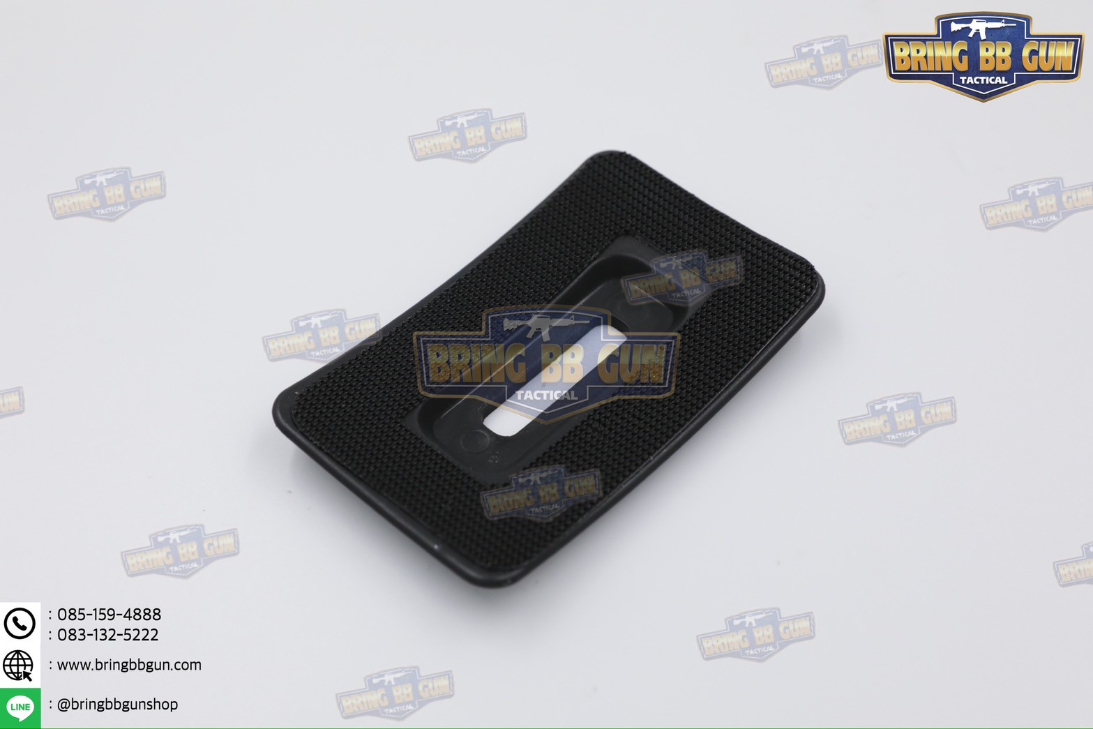 ขาจับกล้อง-ไฟฉายแบบตีนตุ๊กแกติดหมวกยุทธวิธี (เพลทจับกล้อง-ไฟฉายติดหมวกฟาส) (Tactical Helmet Attach M-Lok Plate)