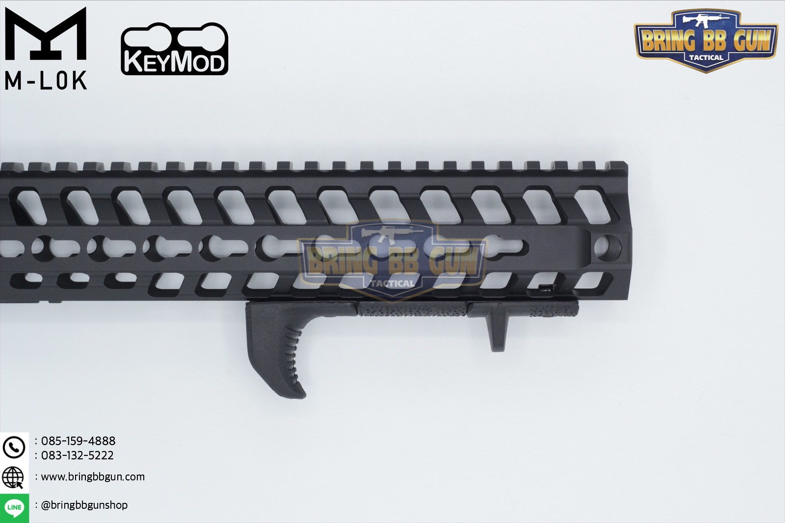 กริ๊ปมือ M-lok/Keymod Hand Stop Kit (M-Lok/Keymod Hand Stop Kit) (ใช้ได้กับชุดหน้าทั้งระบบราง M-Lok และ ระบบ ราง Keymod)