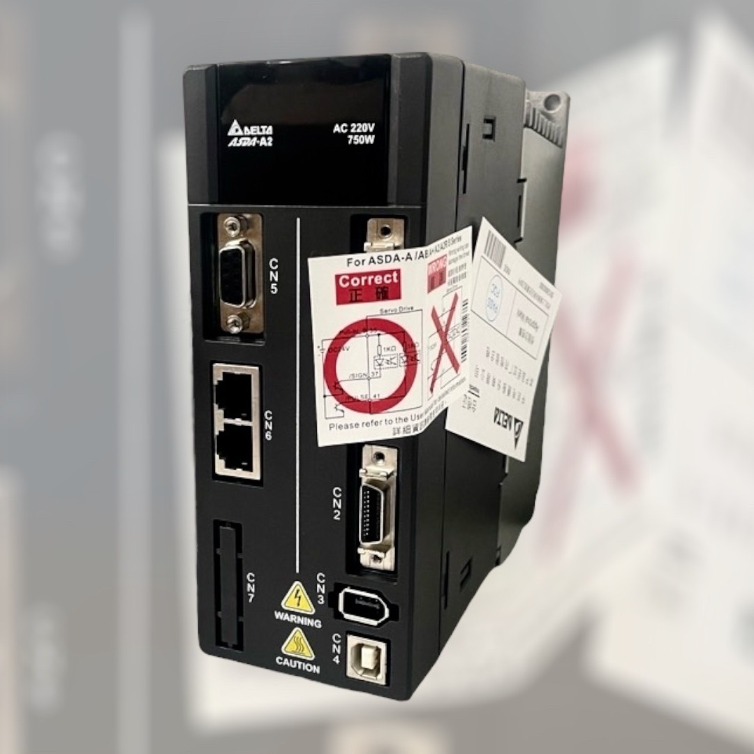 Delta AC Servo Drive ASD-A2-0721-L 750W , 220V 3/1-Phase , close loop