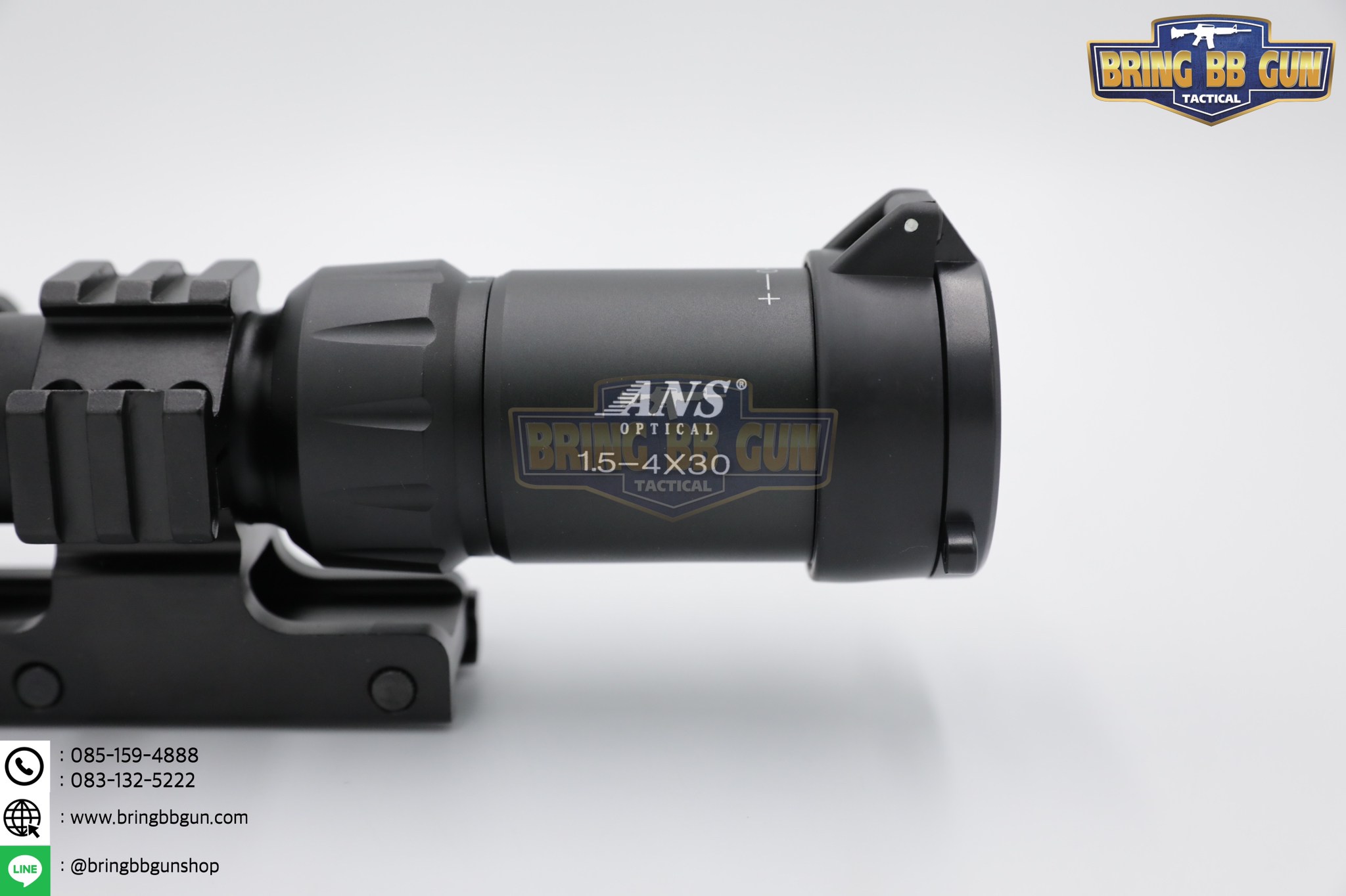 สโคปยิงไว 1.5-4x30 ยี่ห้อ ANS (CQB Scope 1.5-4x30) เป้ามี2แบบให้เลือก #Mil-Dot (เป้าเครื่องหมายบวก) #Arrow Reticle (เป้าลูกศร)