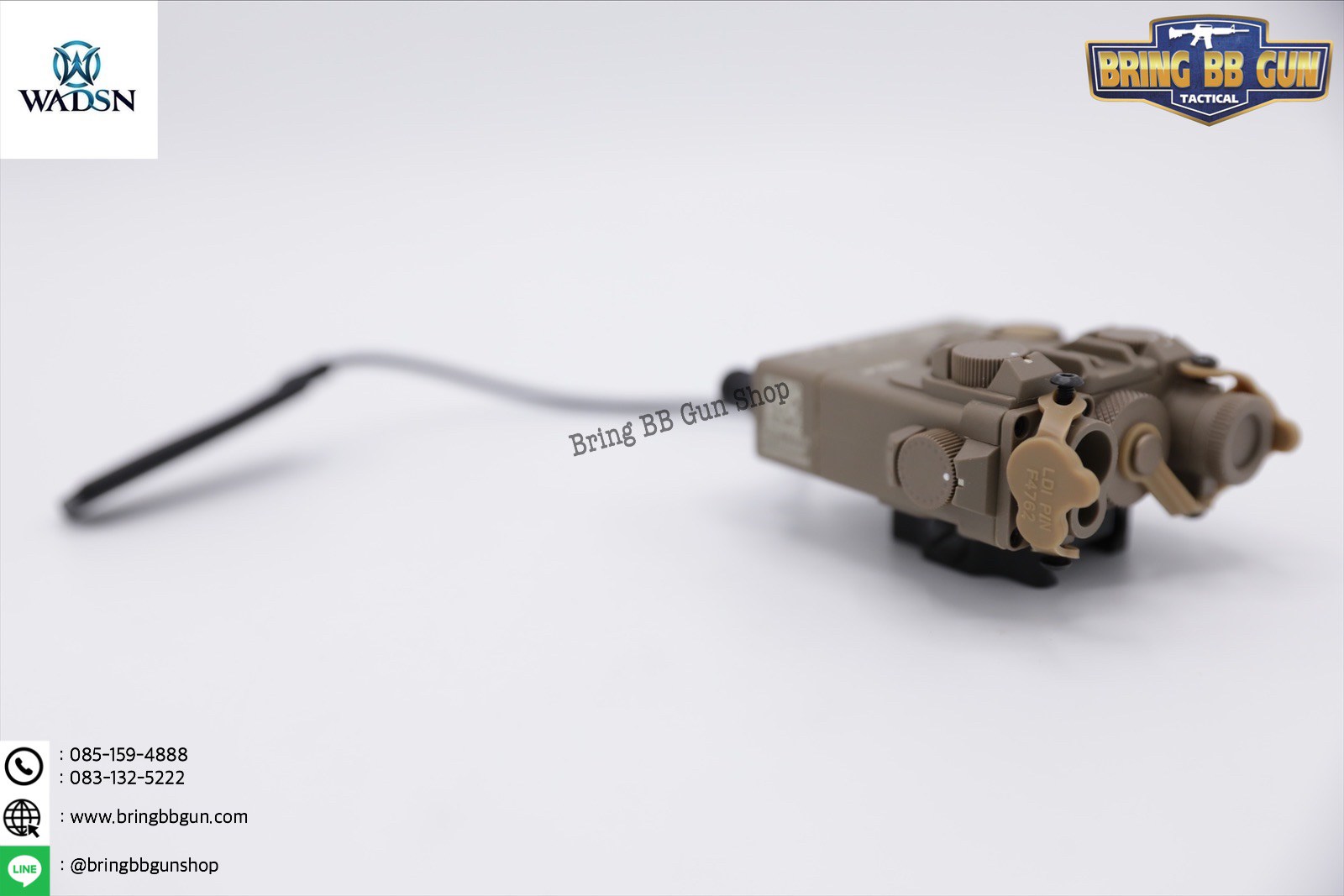 กล่องAN/PEQ-15A รุ่น DBAL-A2 (เลเซอร์ชี้เป้าอย่างเดียว) ยี่ห้อ WADSN รุ่น บอดี้พลาสติก (Dual Beam Aiming Laser - Advanced2)