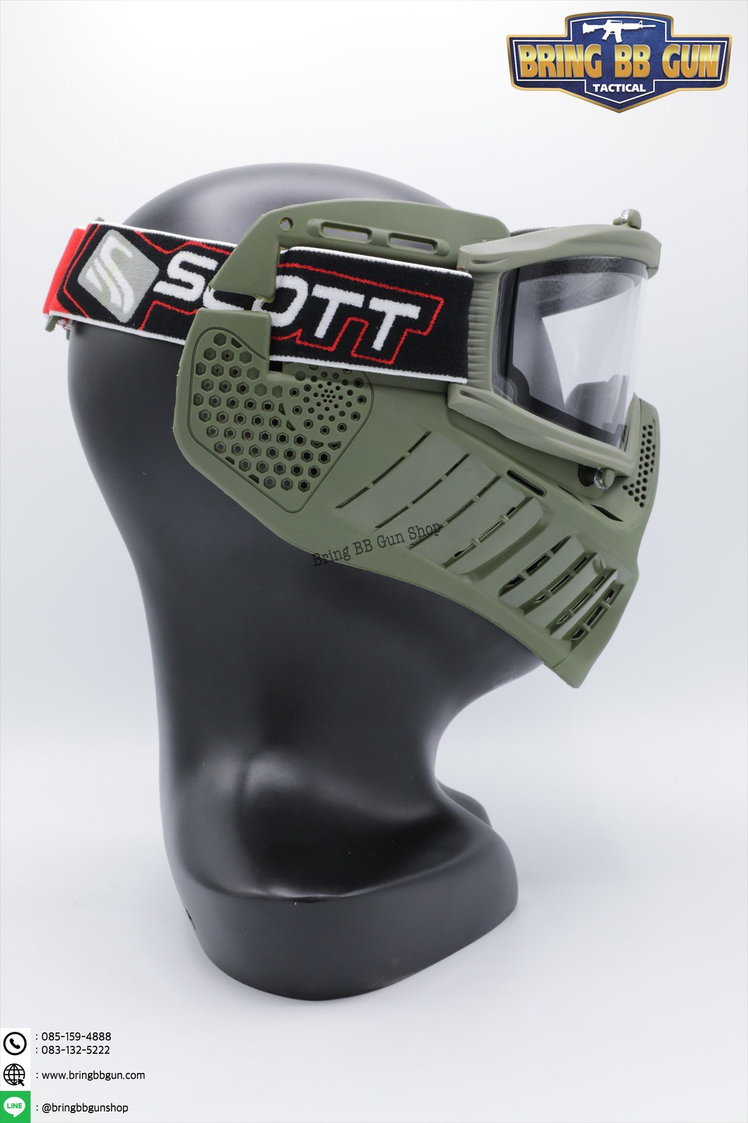 หน้ากาก Scott Mask เจน2 (รุ่นเลนส์สองชั้น)