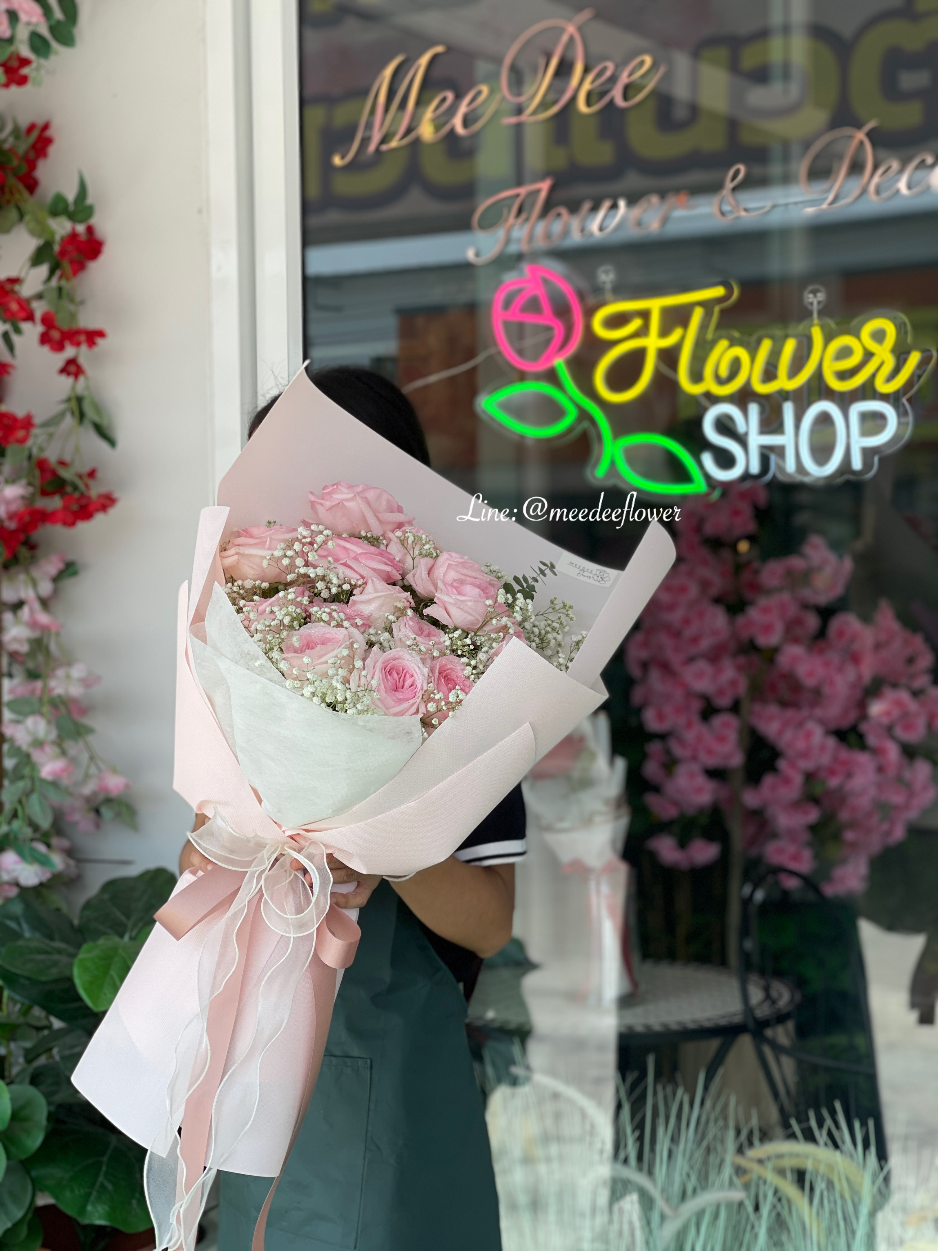 ช่อดอกไม้ ช่อดอกกุหลาบ