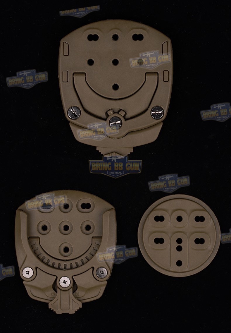 Adapter ปลดไวซองปืน BT TEK-MOUNT (360 Degree base adapter) (QUICK CONNECT MOUNTING SYSTEM) (Insert Disk and Receiver) (Blade)