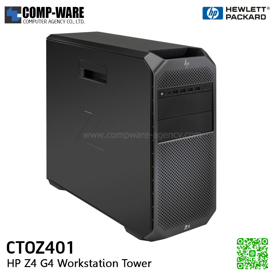 HP Z4 G4 Workstation Tower CTOZ401 - Intel Xeon W-2133 / 16GB / 6TB 7200RPM HDD / Quadro P620 2GB / Win 10 Pro for Workstation