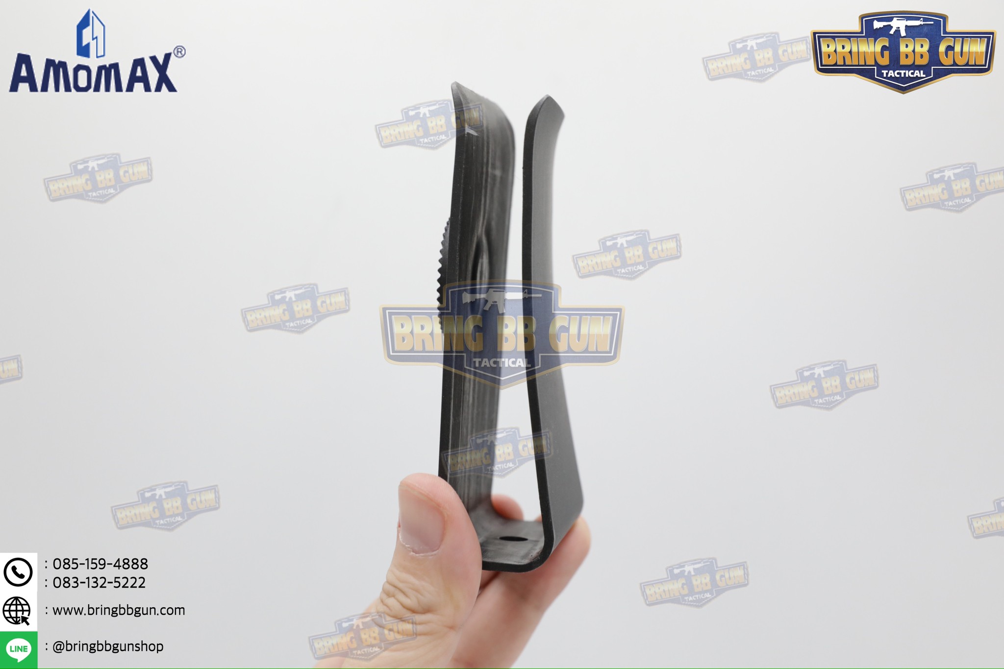 เพ้าแม็กกาซีนเดี่ยว ยี่ห้อ Amomax รุ่น ปืนยาว (Fabric Magazine Pouch)