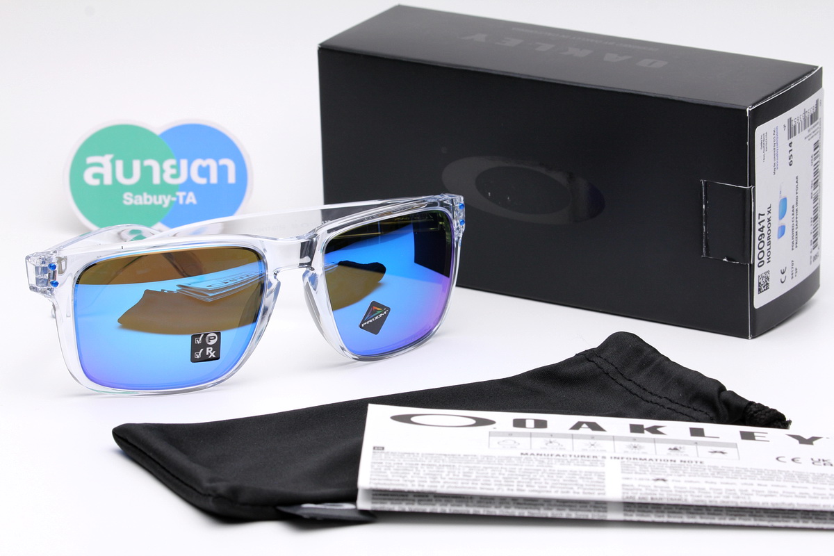 Oakley HOLBROOK XL Polished Clear/Prizm Sapphire Iridium Polarized OO9417-07