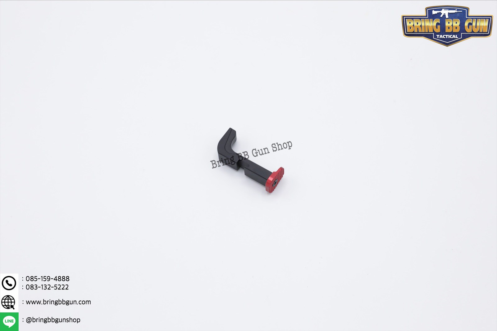 ปุ่มปลดแม็กกาซีน ปืนสั้นGlock งานอลูมิเนียม สำหรับปืนสั้น : Glock 17/18/19 (ยี่ห้อWE)