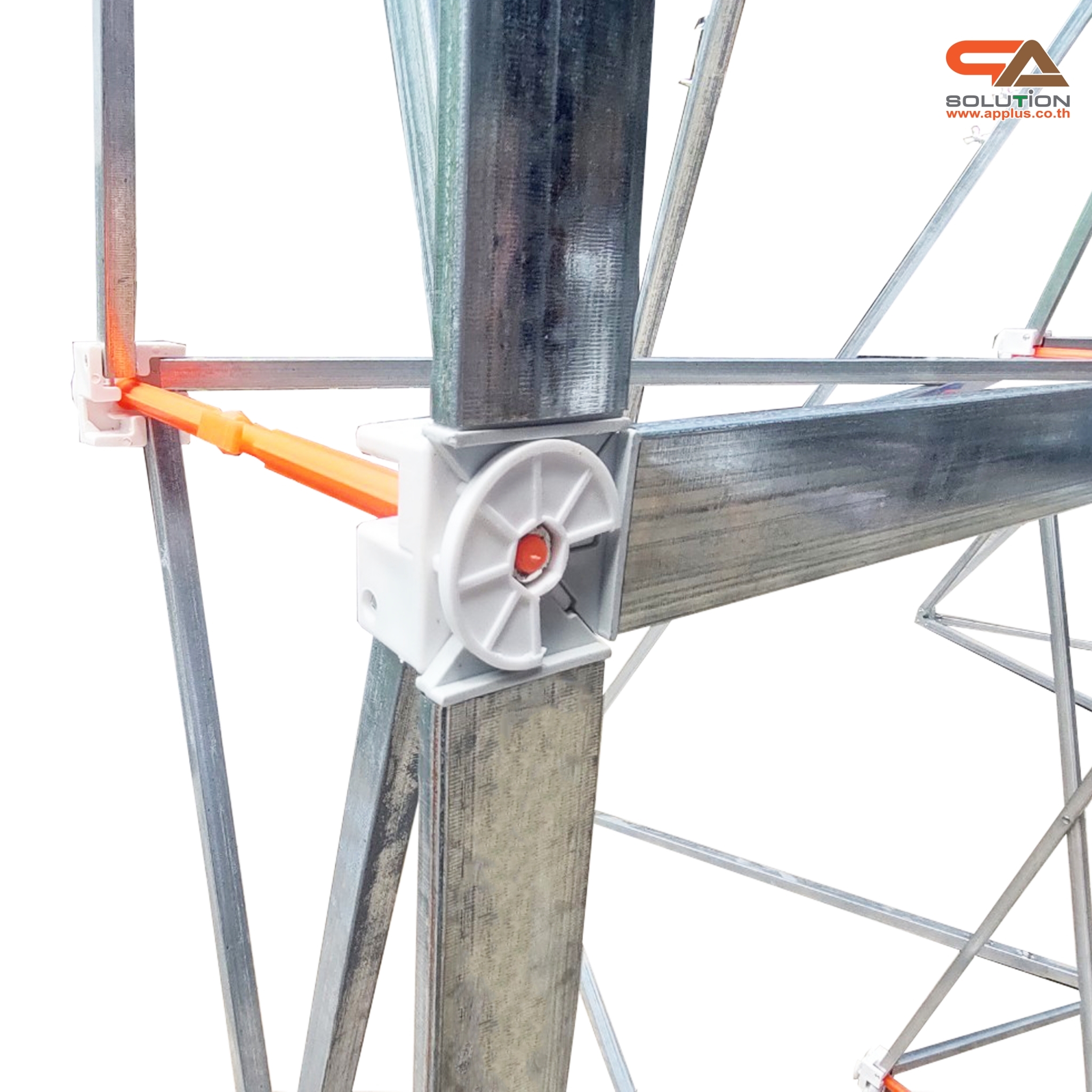 VINYL BACKDROP OUTDOOR แบคดรอบไวนิล รุ่น 3x3 ขนาด (W)200-300 x (H)200-300 cm. โครงอะลูมิเนียมพร้อมขาค้ำยัน ถอดประกอบได้ เหมาะกับงานภายนอกอาคาร