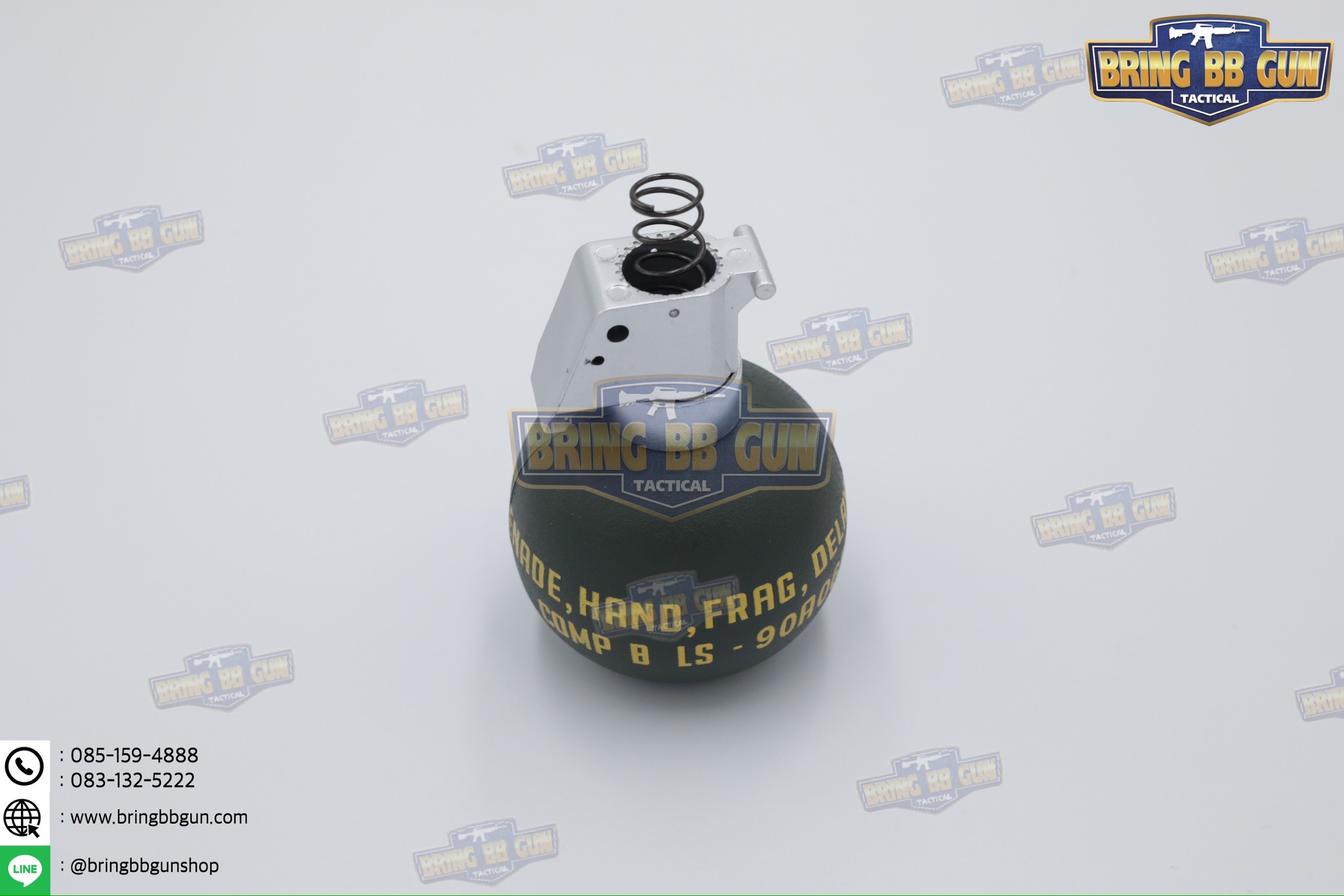 ระเบิดมือ M67 แบบ Dummy (ระเบิดมือลูกเกลี้ยง) (M67 Grenade) (Fragmentation Hand Grenade)