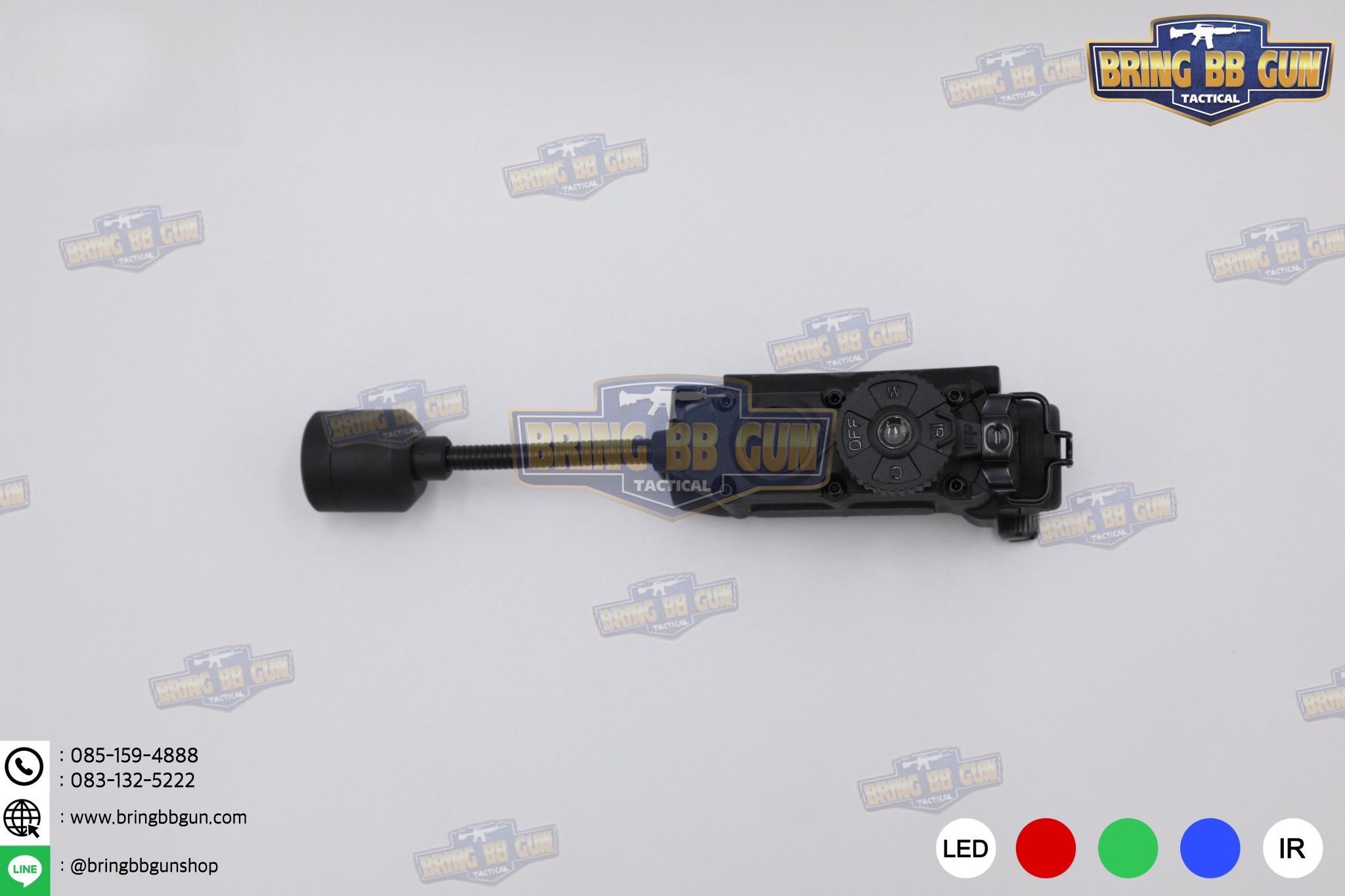 ไฟฉายติดหมวก Sidewinder Stalk (Military Helmet Light System with Flexible Stalk) (ไฟฉายติดหมวกทรงStreamlight)