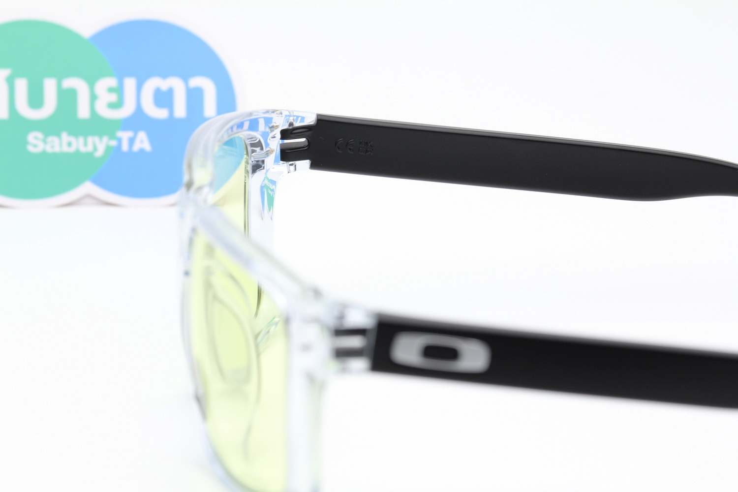 Oakley HOLBROOK Clear/Prizm Gaming SKU#OO9244-63 (ASIA FIT)