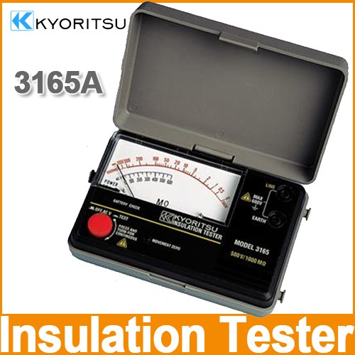 Kyoritsu Analog Insulation Tester 3165 - 500V / 1000M ohms