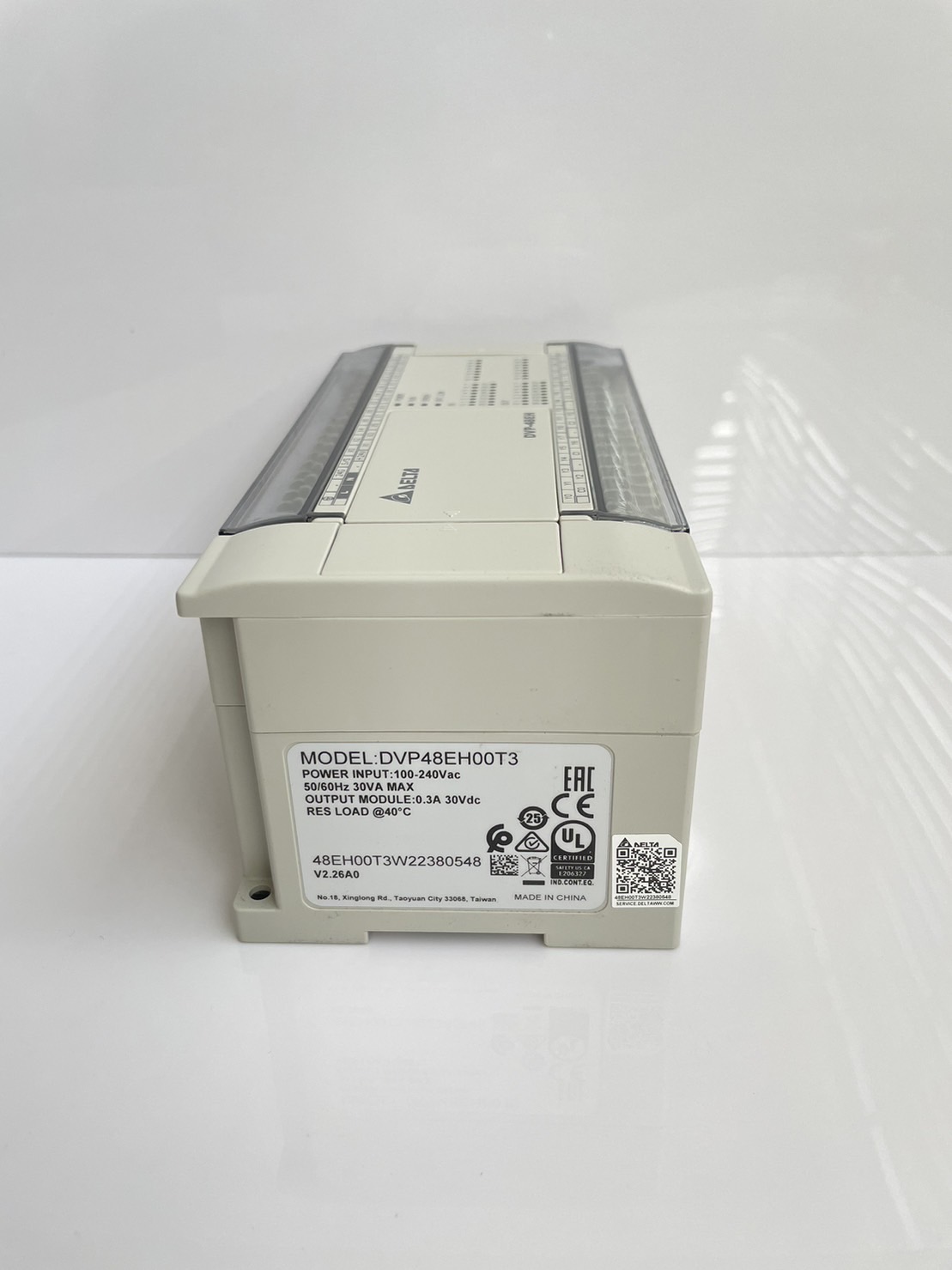 Delta PLC DVP48EH00T3 24DI/24DO 220V (Transistor)