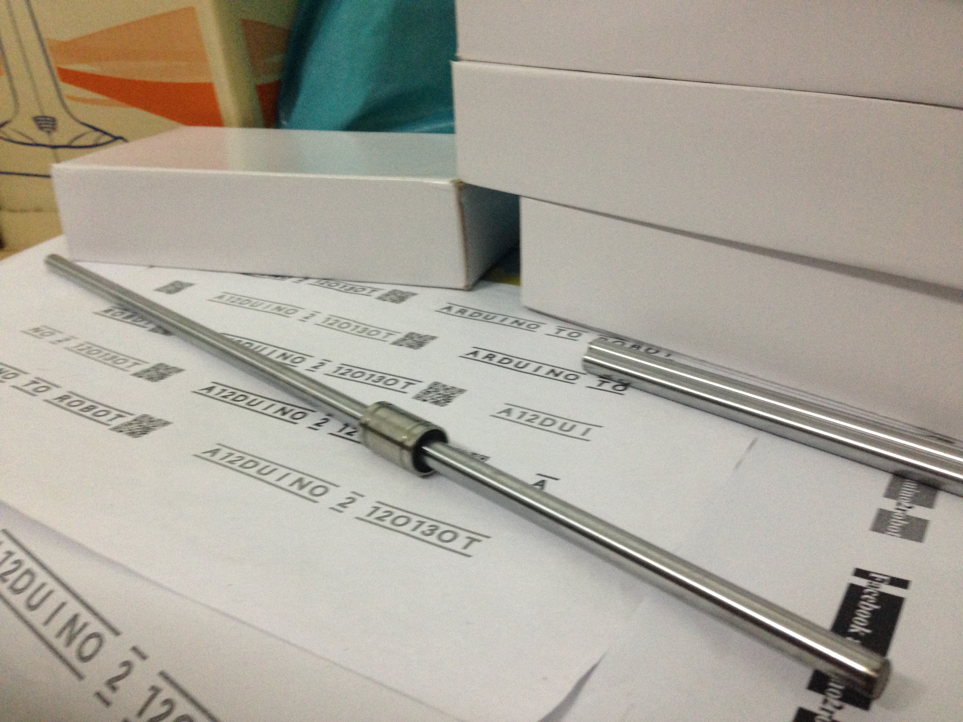 8 mm linear shaft (rod shaft) (Optical axis) ความยาว 400 mm with bearings