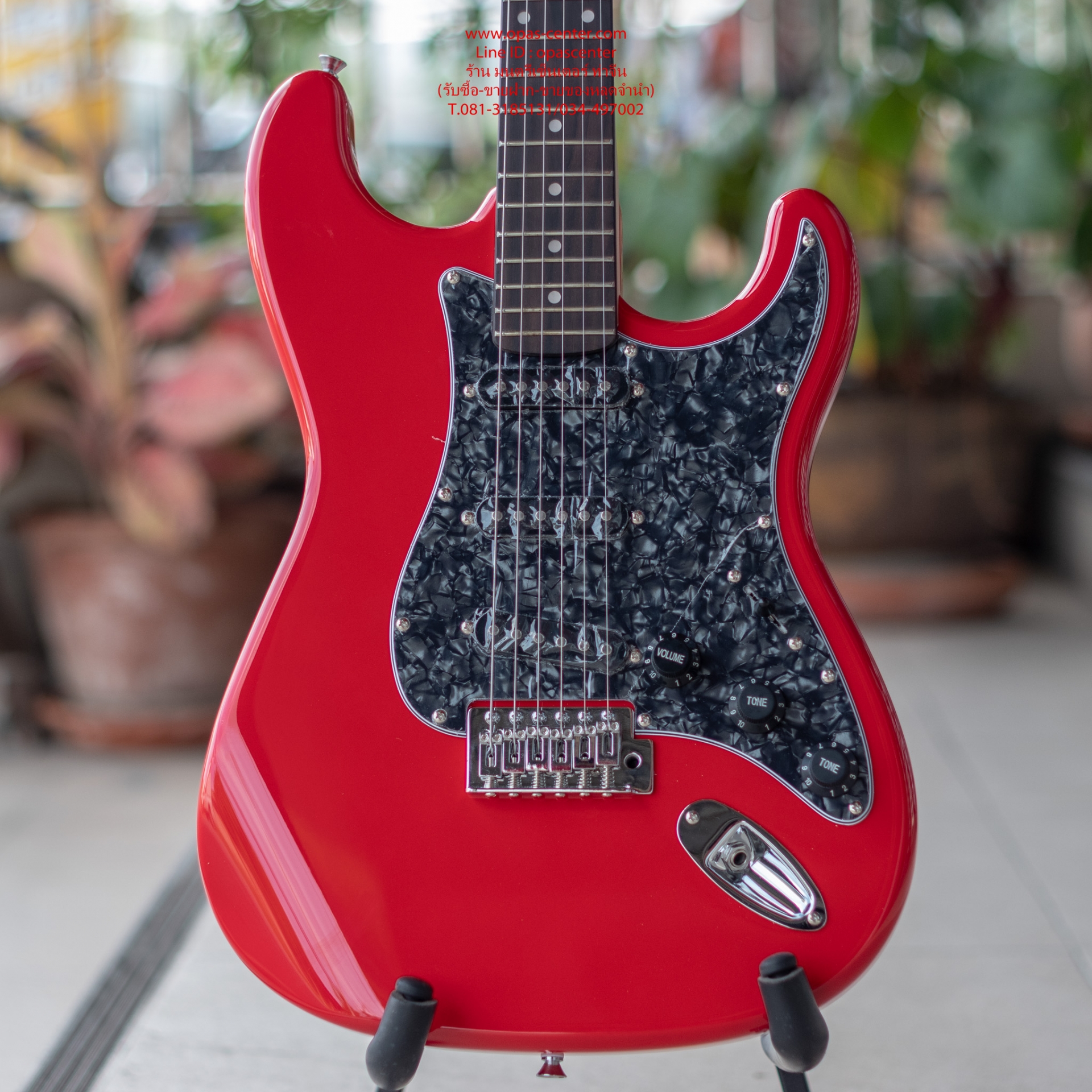 กีต้าร์ไฟฟ้า Century 3 แทค CE-38 ของใหม่ สีแดง เสียงดี งานสวย
