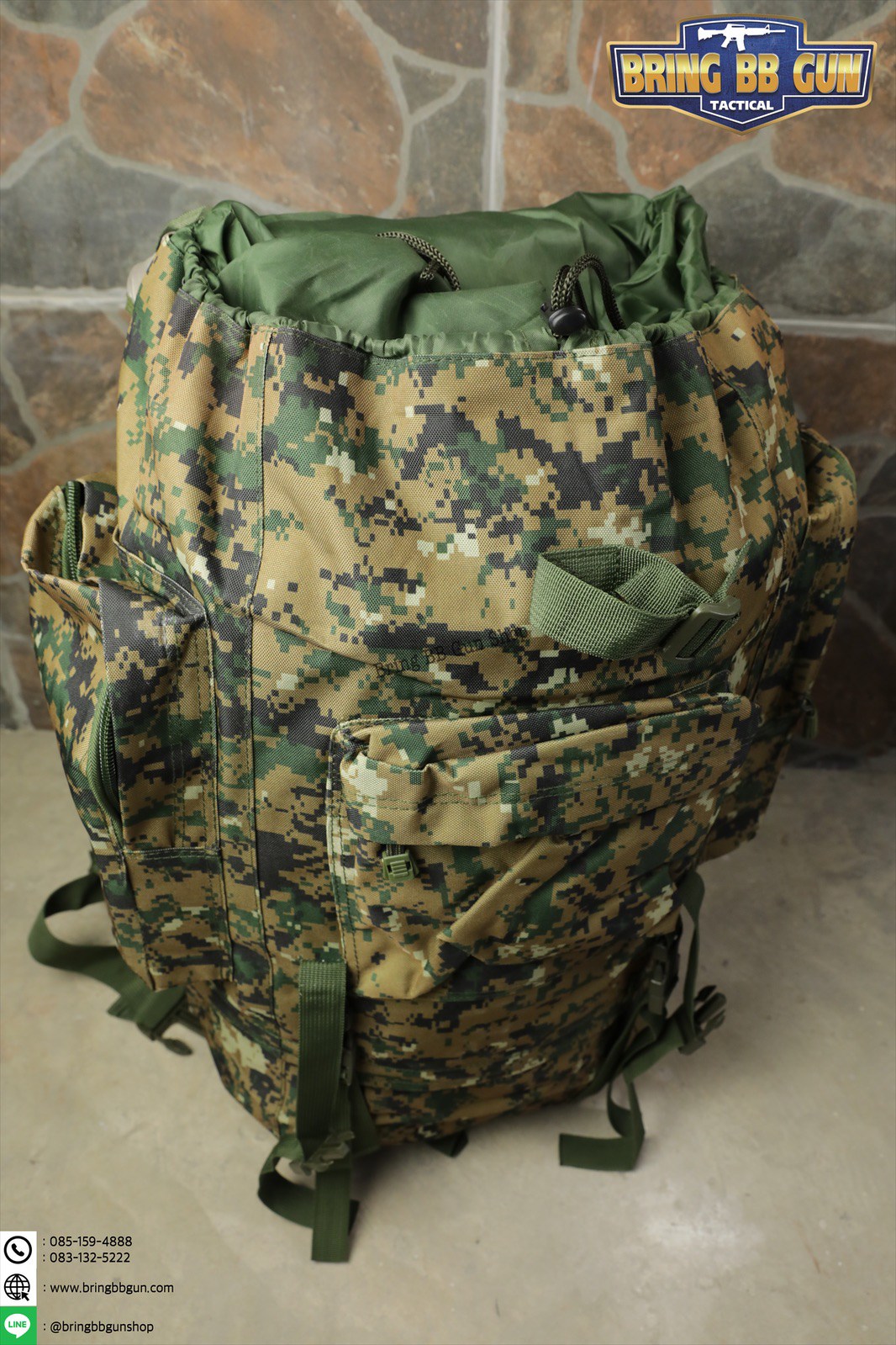 กระเป๋าเป้ รุ่นโครงเหล็ก