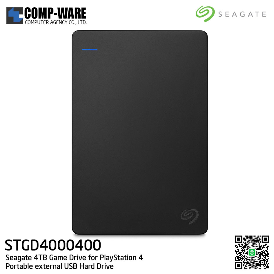Seagate 4TB Game Drive for PlayStation 4 Portable External USB Hard Drive - STGD4000400