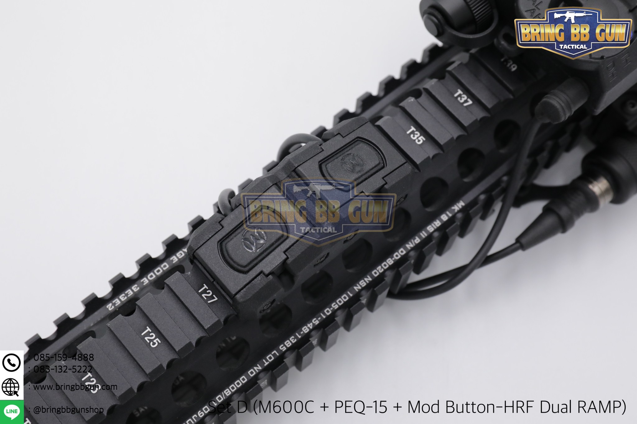 ชุดเซ็ตไฟฉาย M600 + PEQ-15 + สวิตซ์หางหนู2ทาง (M600+PEQ-15+สวิตซ์หางหนู2ทาง)