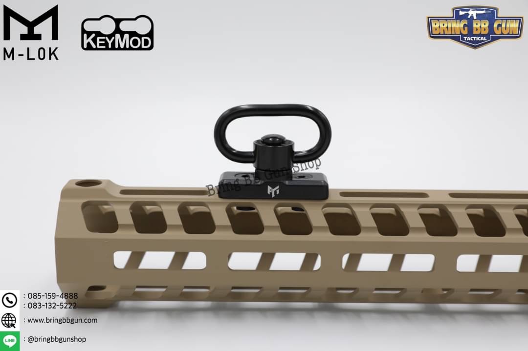 แป้นหูกวินจับราง M-Lok & Keymod + หูกวิน ยี่ห้อ MGPCQB (ชุดหูกระวินปลดไว ราง M-Lok & Keymod)
