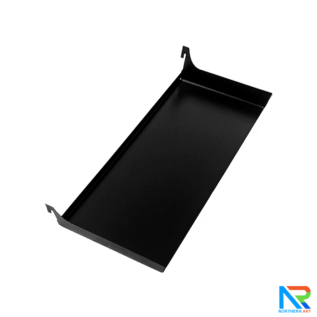 เช่าชั้นวางสินค้าเหล็ก ขนาด(W)50 x (D)25 x(H)150 cm. สีดำ ปรับจำนวนชั้นและขอแขวนได้ตามความต้องการ