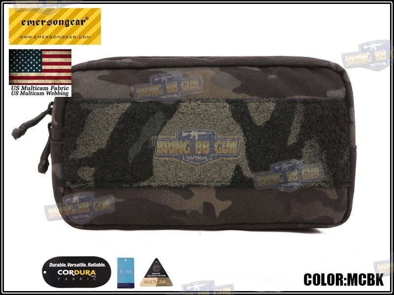 กระเป๋าจิงโจ้ติดเสื้อเวส ทรงสี่เหลี่ยม ยี่ห้อ Emerson (Emersongear Tactical Action Pouch) (Armor Carrier Drop Pouch) (Lower Accessories Pouch) (Drop Pouch)