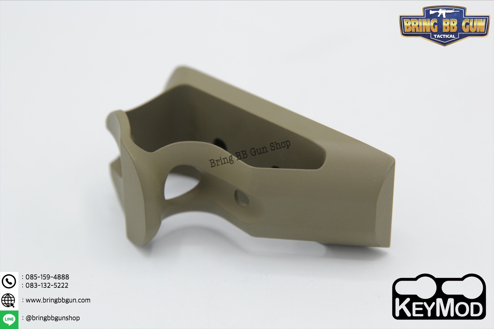 กริ๊ปมือหน้า Fortis (Front Grip Fortis) รุ่น สั้น ระบบราง Keymod