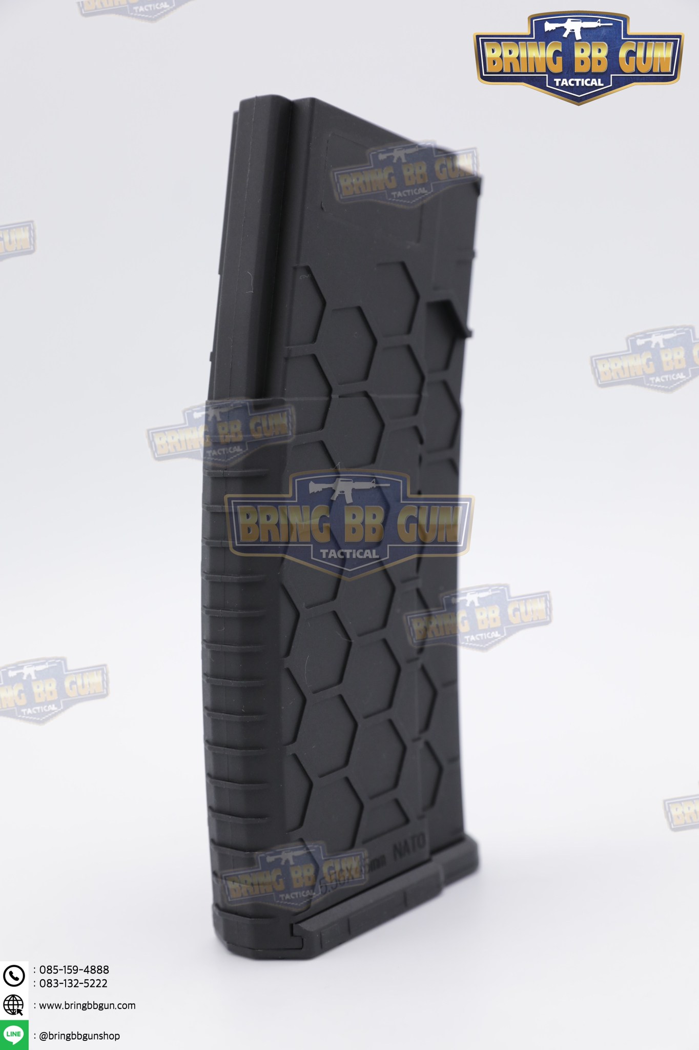 แม็กกาซีน M4 แบบstand(ไม่ต้องปั่น) ทรง Hex Mag (ทรง รังผึ้ง) (Hex Mag Mid-cap magazine)