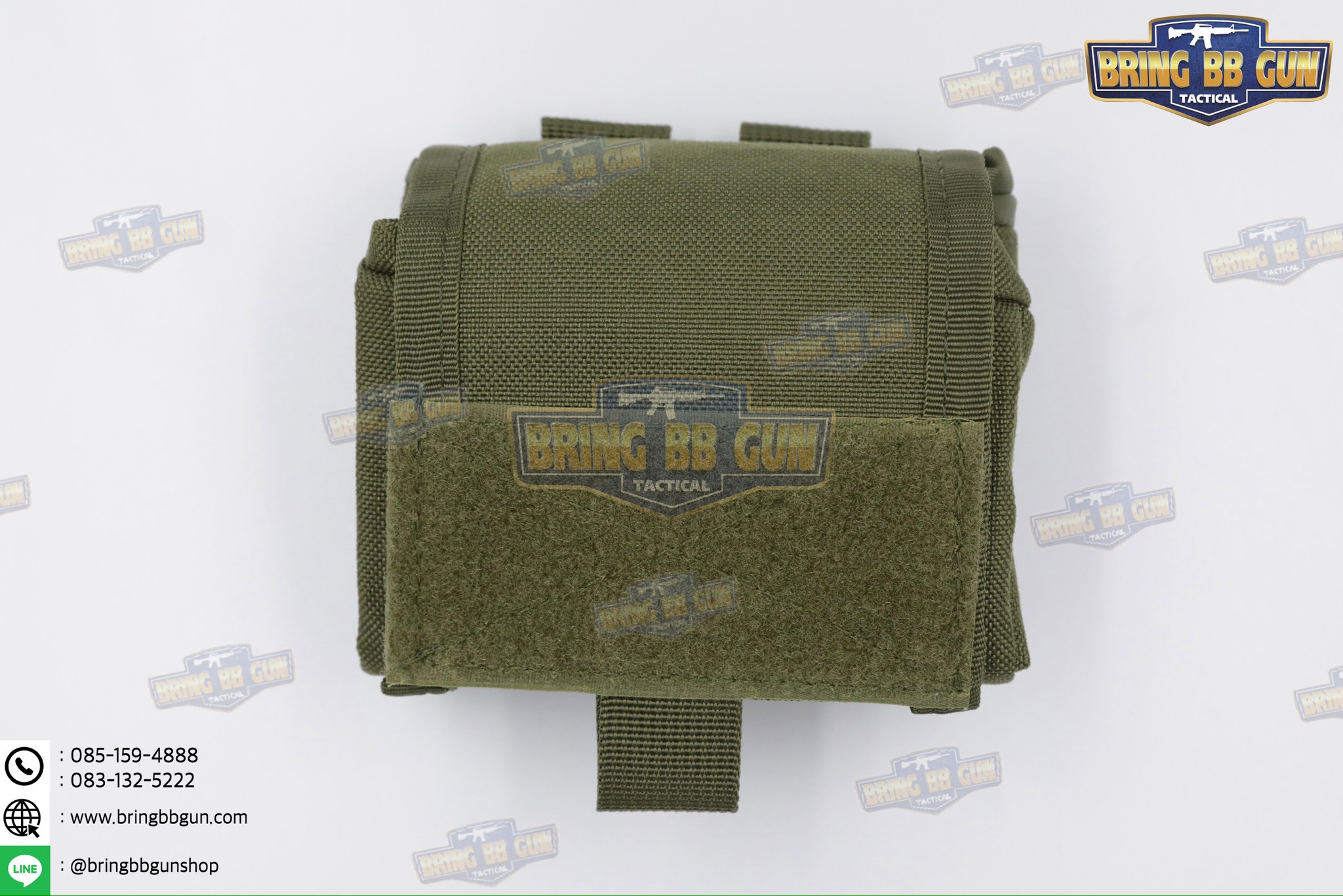 ถุงทิ้งแม็กกาซีนแบบพับได้ B01 (ถุงเก็บอุปกรณ์) (Tactical Storage Bag) (Folding Magazine Recycling Bags) (Drop Pouch) (Dump Pouch)