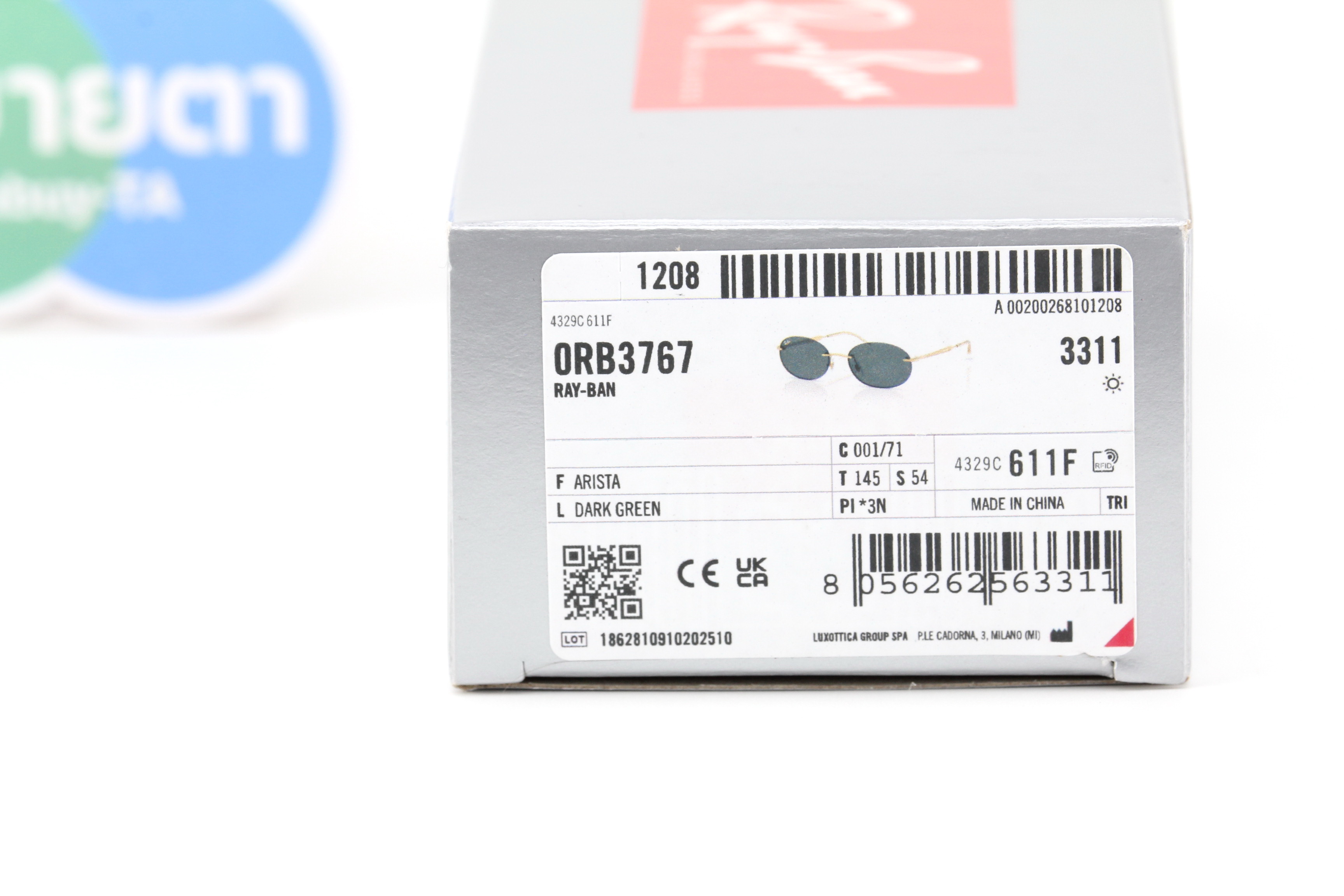 RayBan RB3767 001/71 54mm.