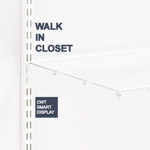 SYSTEM 32 (รูคู่) ชั้นตะแกรง สีขาว ขนาด 58 *35 CM