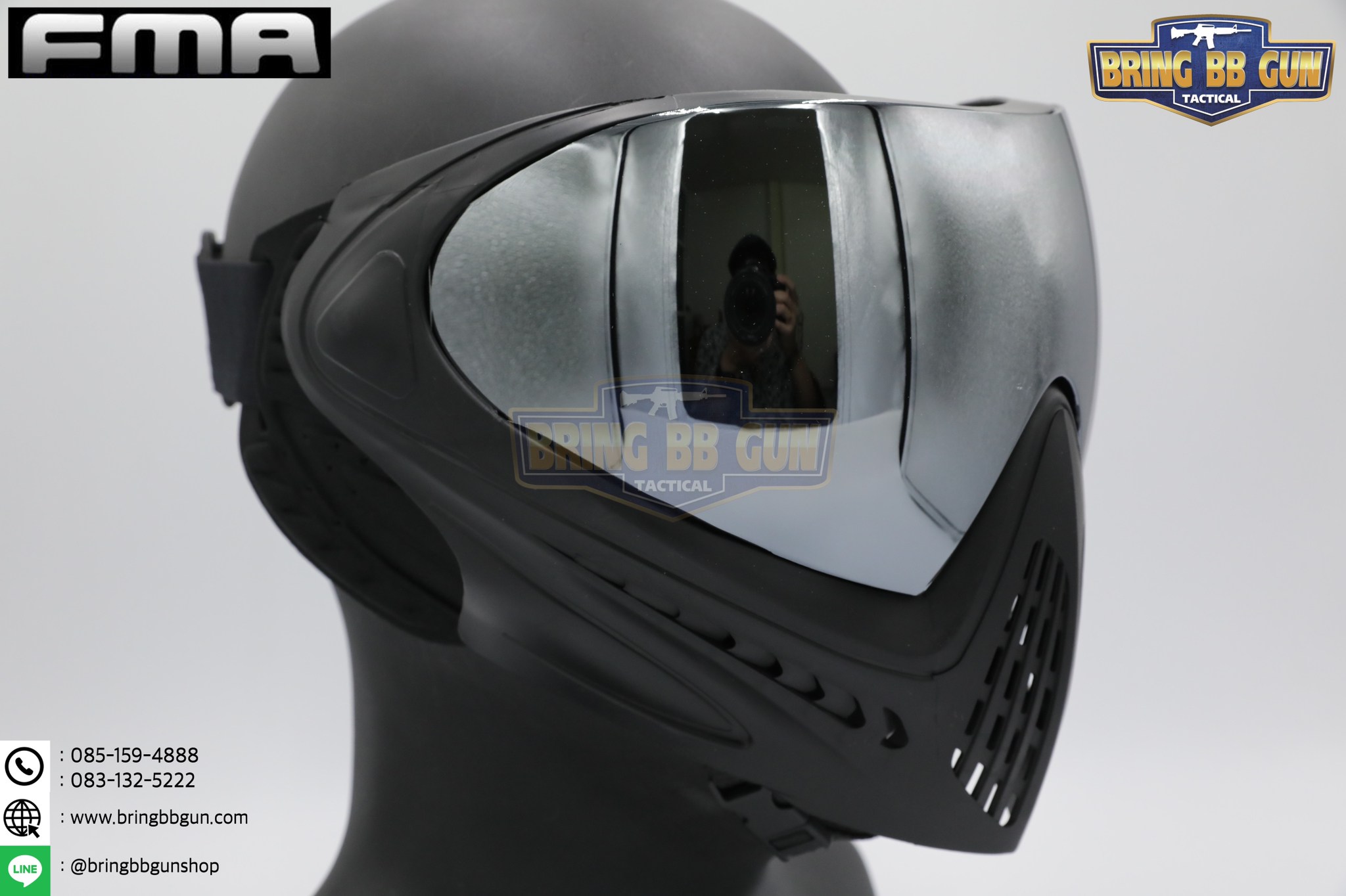 หน้ากาก F1 ยี่ห้อ FMA รุ่น เลนส์ 1 ชั้น