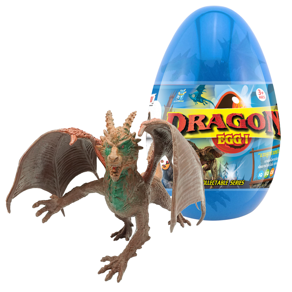 ไข่มังกรสะท้านฟ้า (คละแบบ) ของเล่นเด็ก ของเล่นเสริมพัฒนาการ ไข่มังกร T001-GA048055B0 - 6267993402820