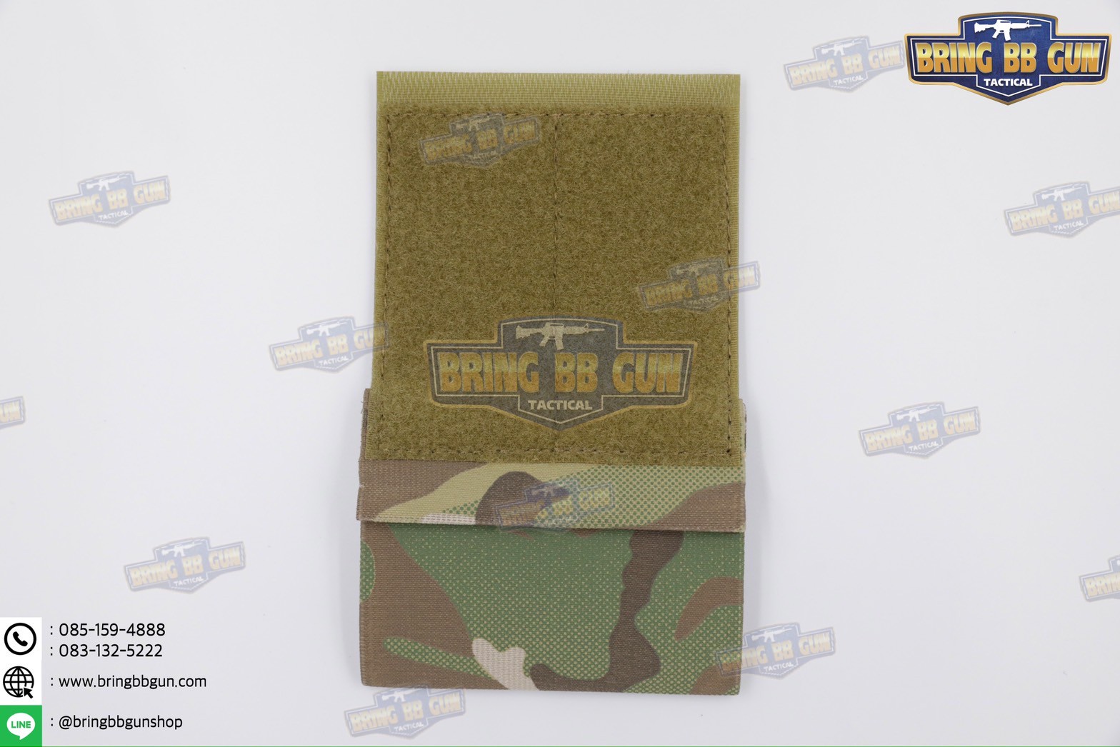 สายรัดเก็บทูนิเก้ แบบติดเข็มขัดยุทธวิธี/เสื้อเวส Version 2 ยางยืด(สำหรับเก็บทูนิเก้) แบบติดเข็มขัดยุทธวิธี/เสื้อเวส สายรัดจัดเก็บอุปกรณ์ทูนิเก้ แบบตีนตุ๊กแก (Belt Mounted Elastic Tourniquet Version 2) (Elastic TQ Holder) (Tourniquet Holder)