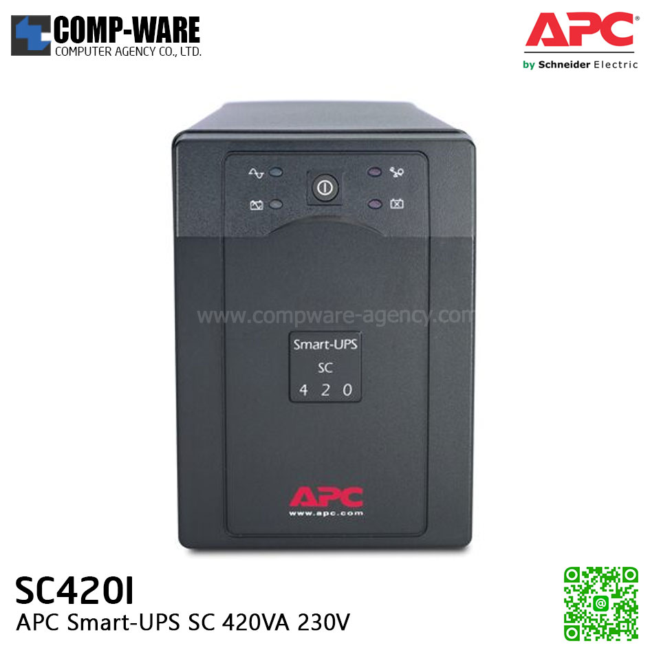 APC Smart-UPS SC 420VA 230V Tower APC-SC420I - 3Y onsite 5x8
