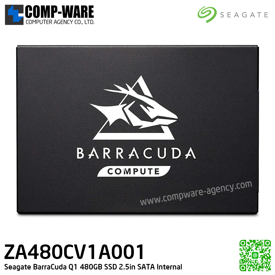 Seagate BarraCuda Q1 480GB SSD 2.5in SATA Internal Solid State Drive - ZA480CV1A001 (3Y warranty)
