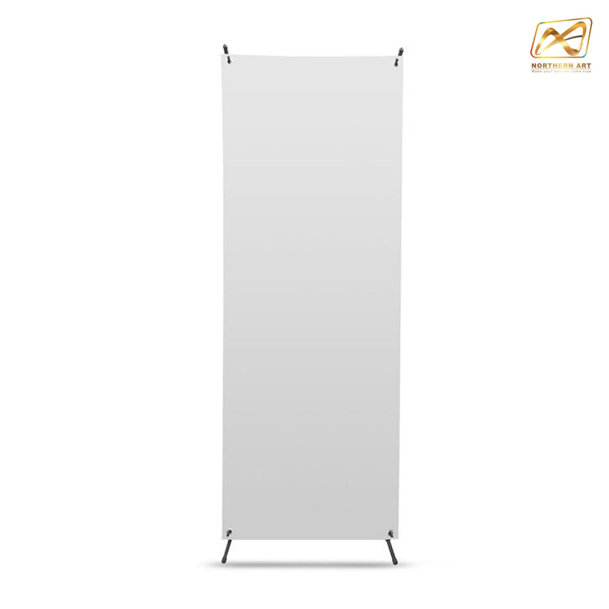 X STAND เอ๊กซ์สแตน รุ่นเกรด A ขนาด 60x160 ซม. โครงเหล็กสีดำ แข็งแรง ทนทาน ถอดประกอบได้ แถมถุงใส่อึปกรณ์ 1 ใบ